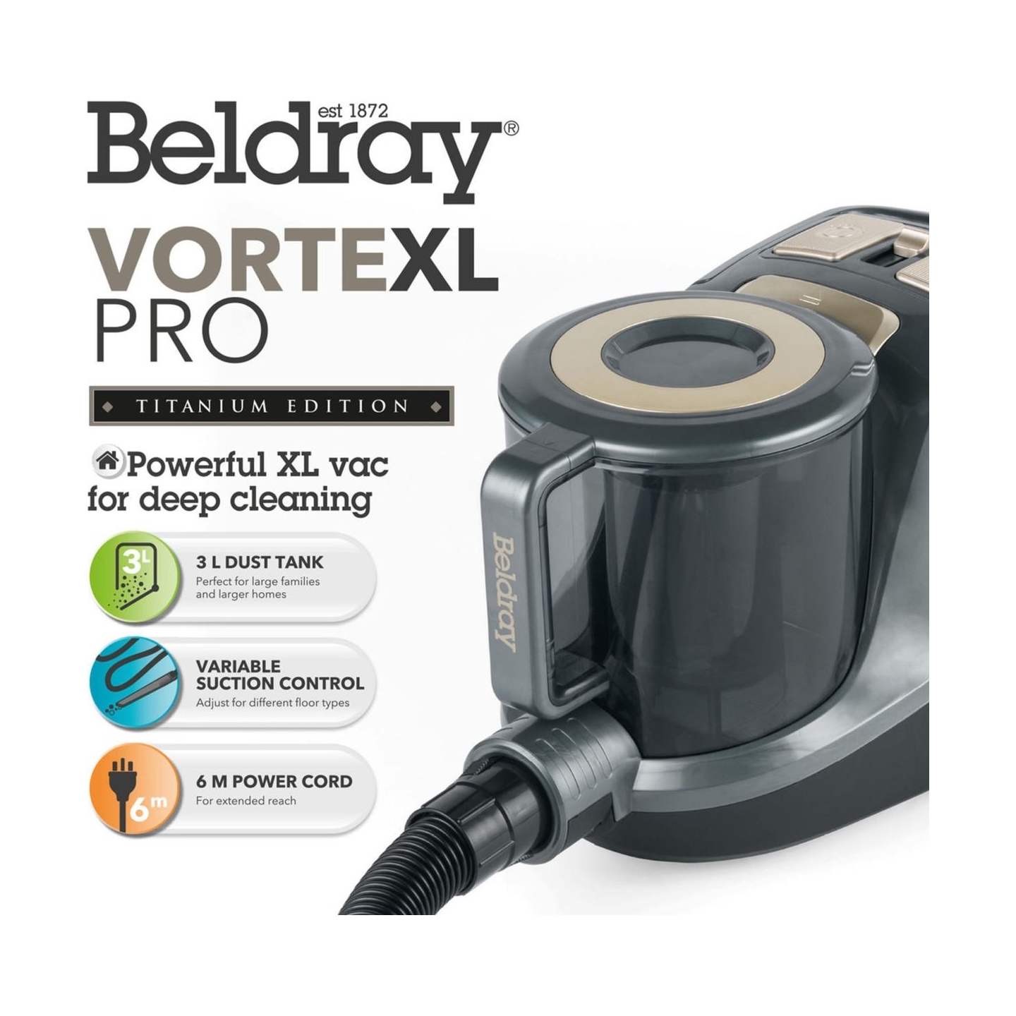 Beldray BEL01797VDE VorteXL Pro