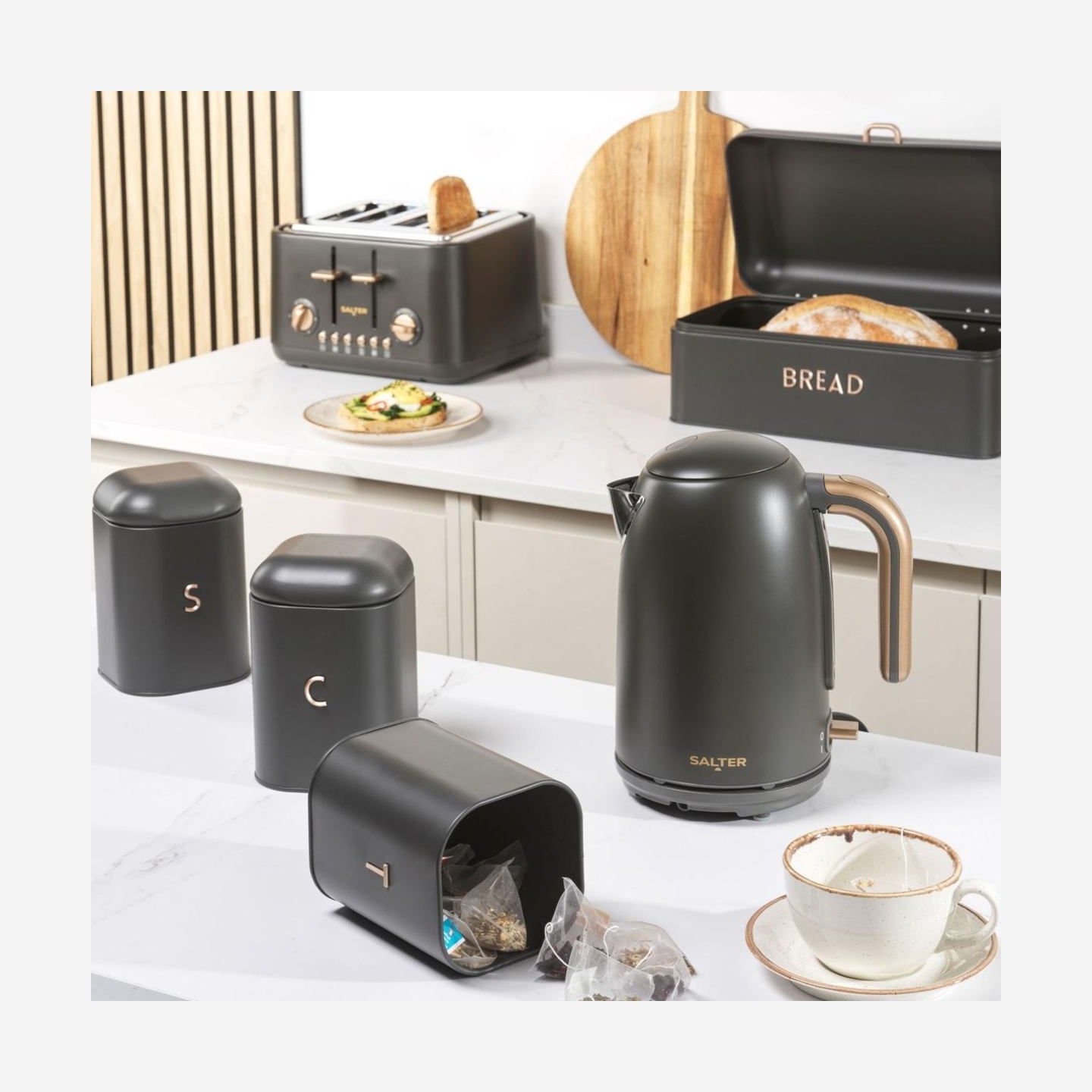 Salter EK6085CBVDE Pebble Rapid Boil Kettle
