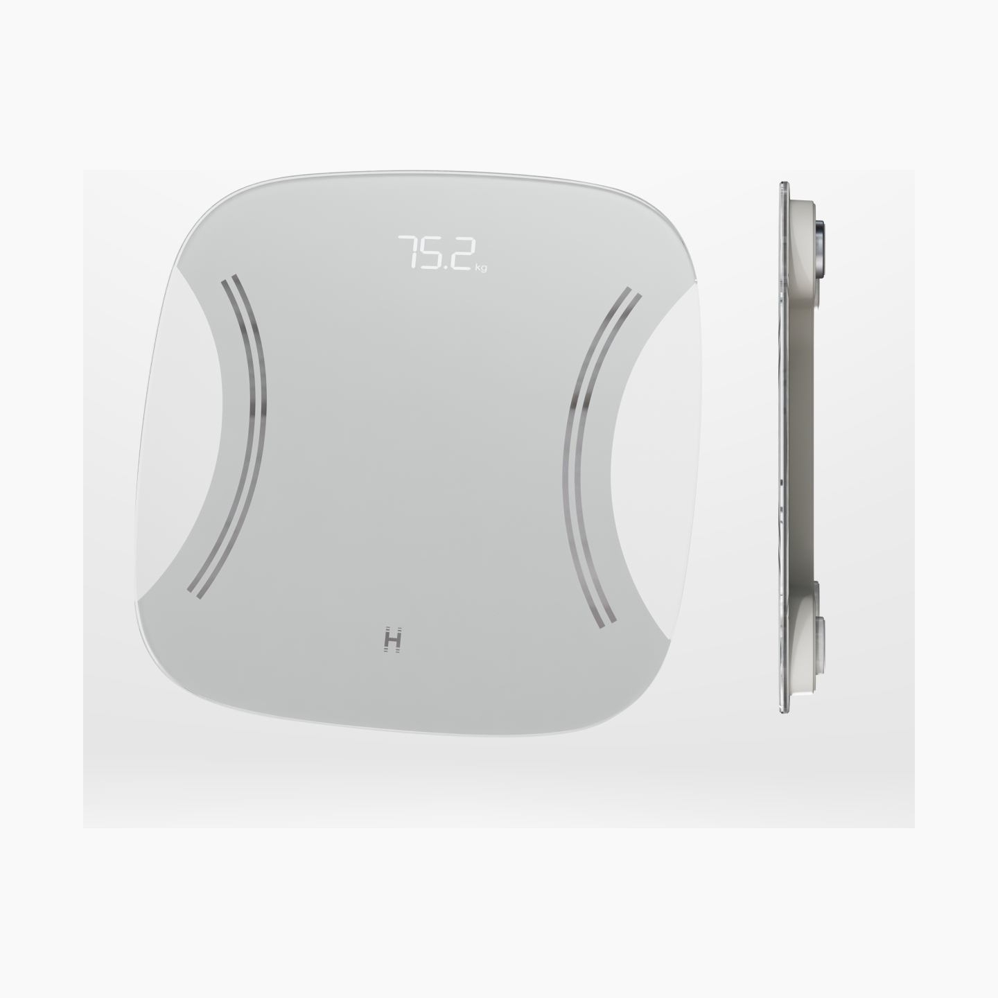 Homedics SCL-B125-SV3R Essential Body Weight Scale