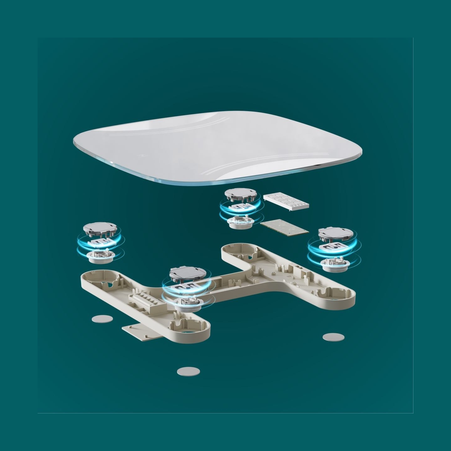 Homedics SCL-B125-SV3R Essential Body Weight Scale