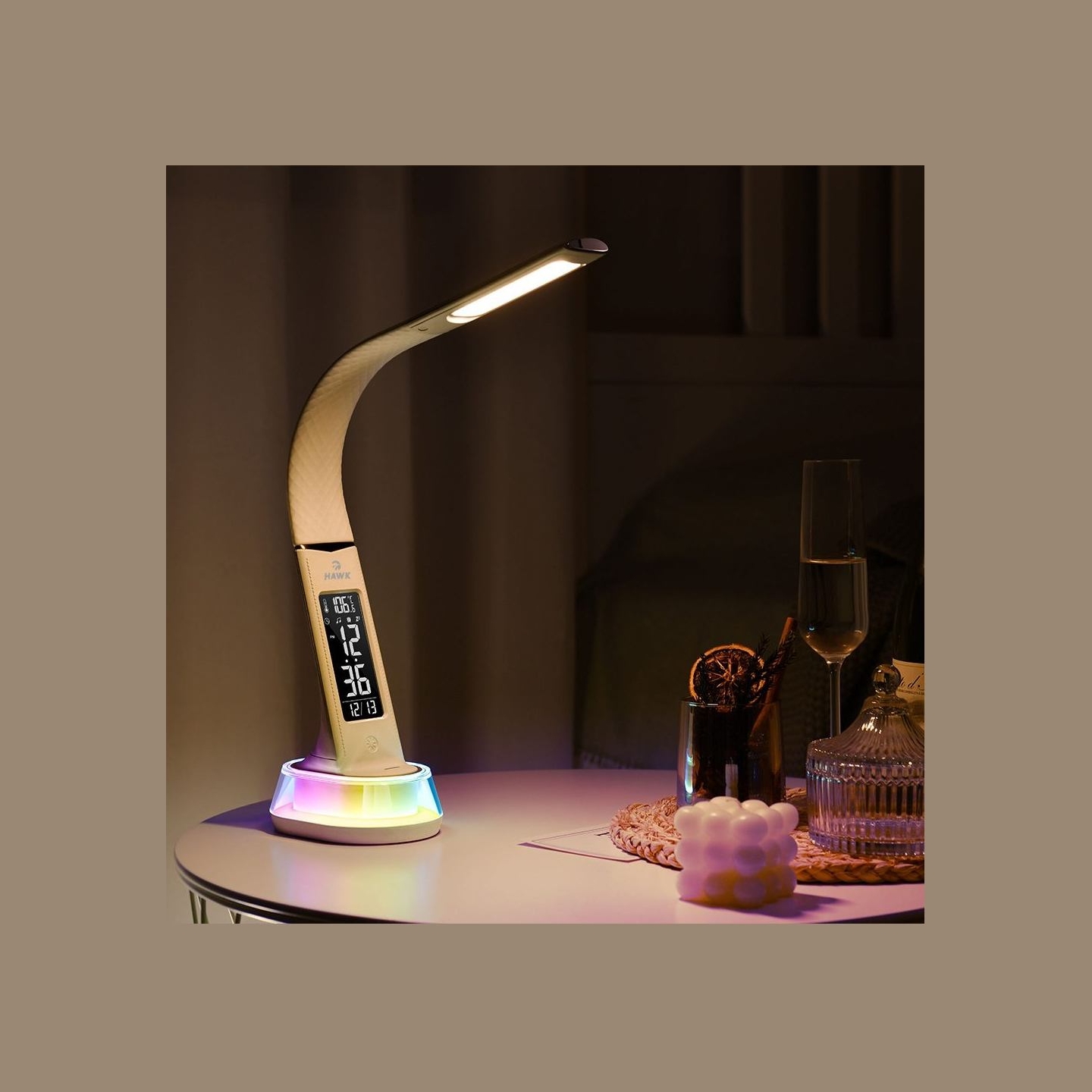 Hawk HW-LAMP05 Desk Lamp White