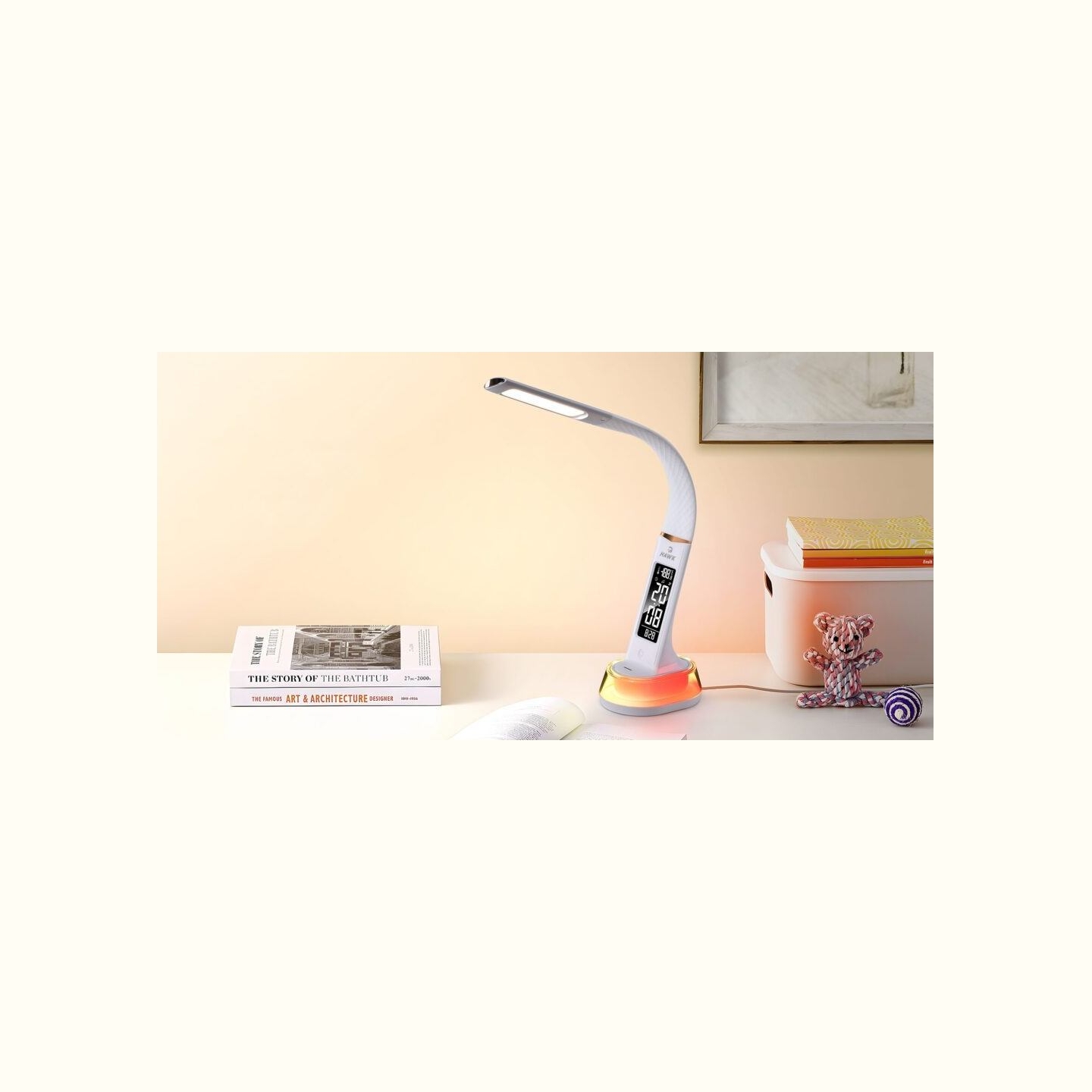 Hawk HW-LAMP05 Desk Lamp White