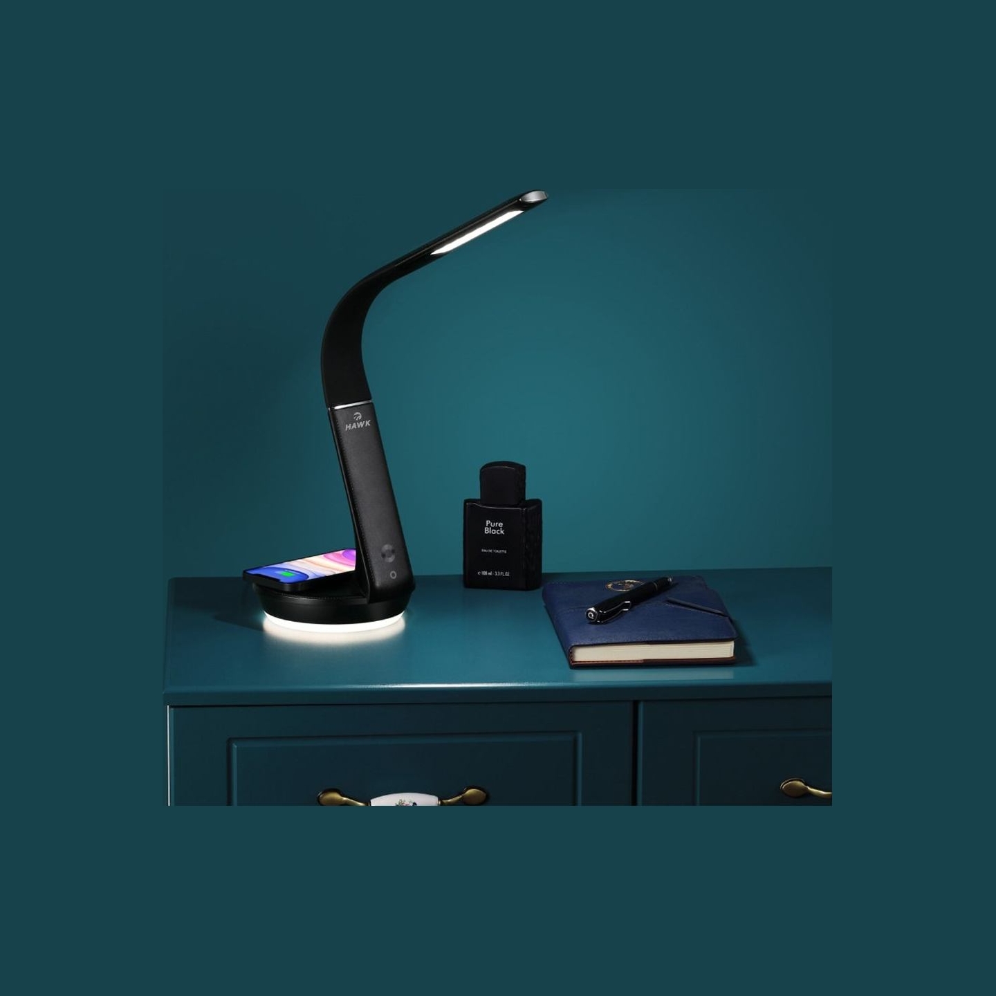 Hawk HW-LAMP02 Desk Lamp Black