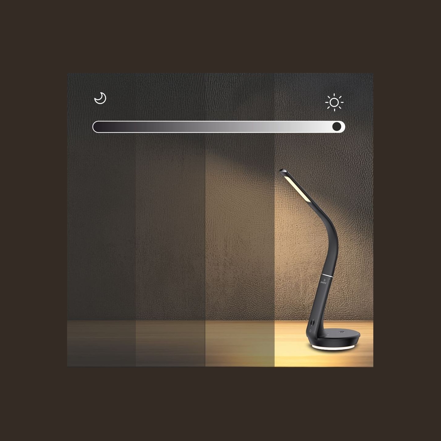 Hawk HW-LAMP02 Desk Lamp Black