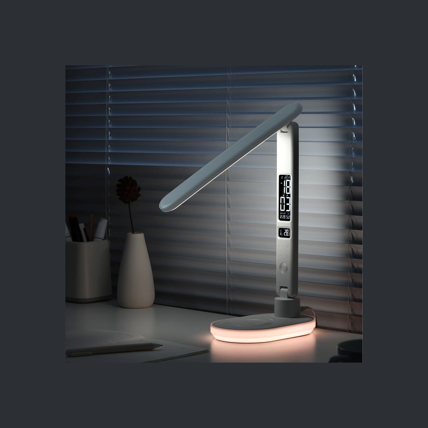 Hawk HW-LAMP03 LED Desk Lamp White RGB
