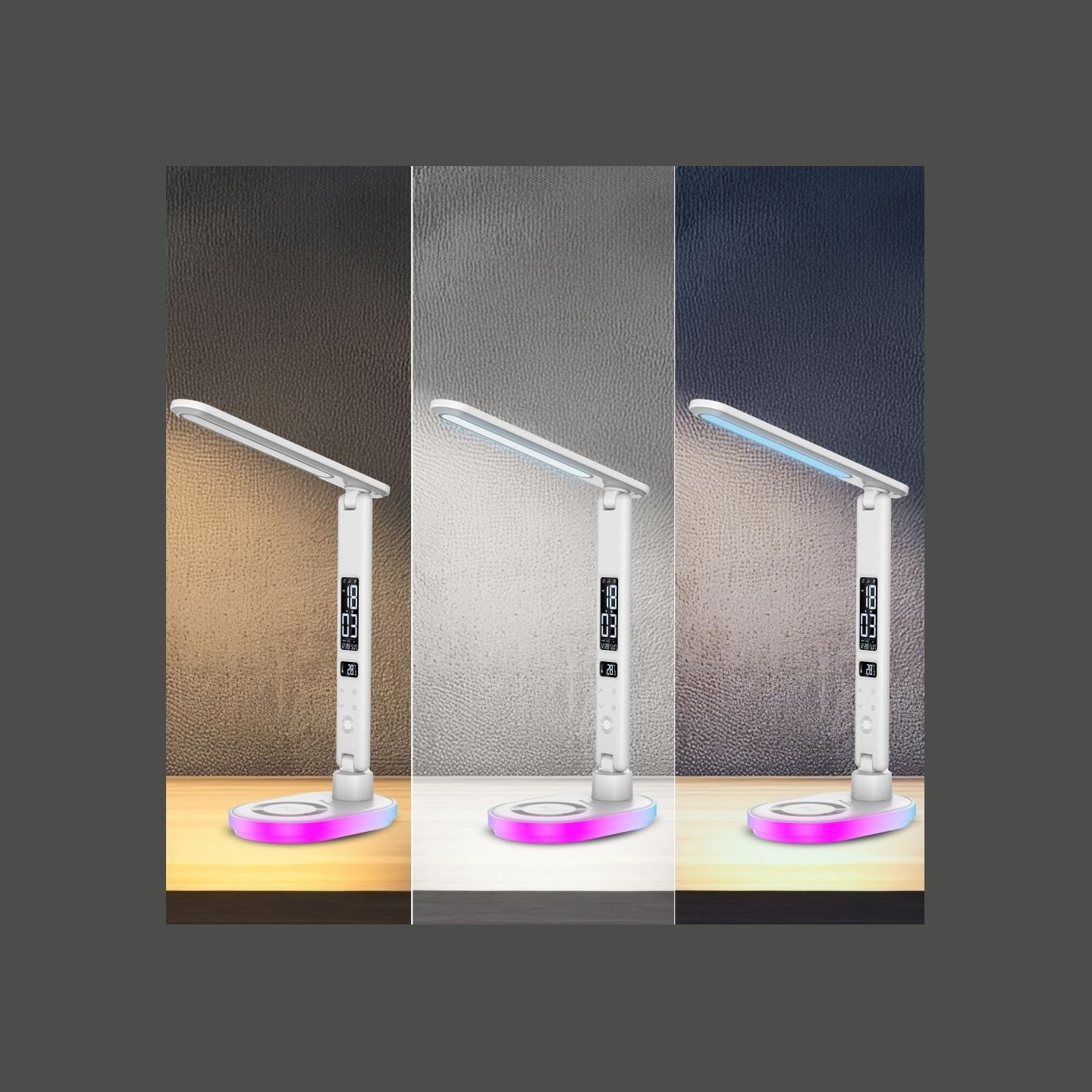 Hawk HW-LAMP03 LED Desk Lamp White RGB