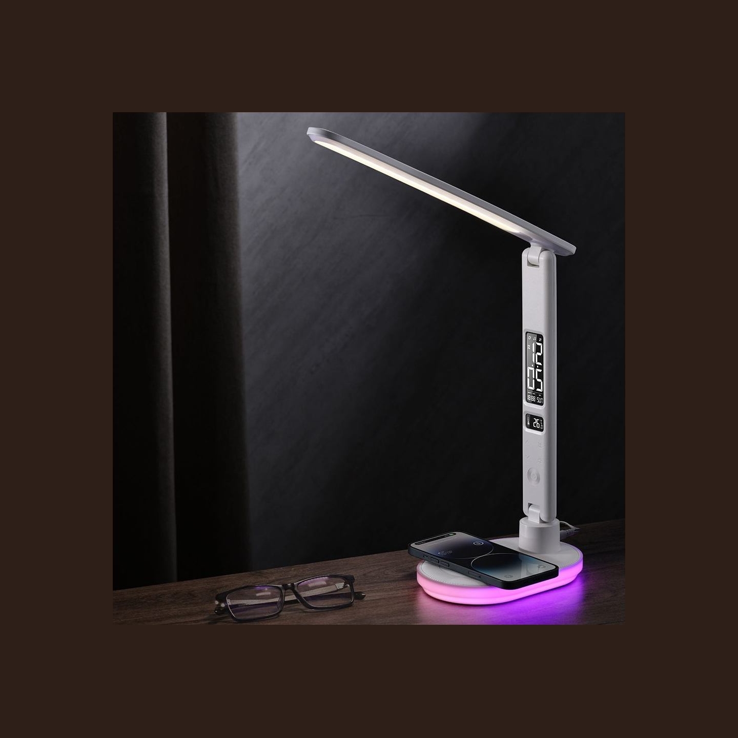 Hawk HW-LAMP03 LED Desk Lamp White RGB