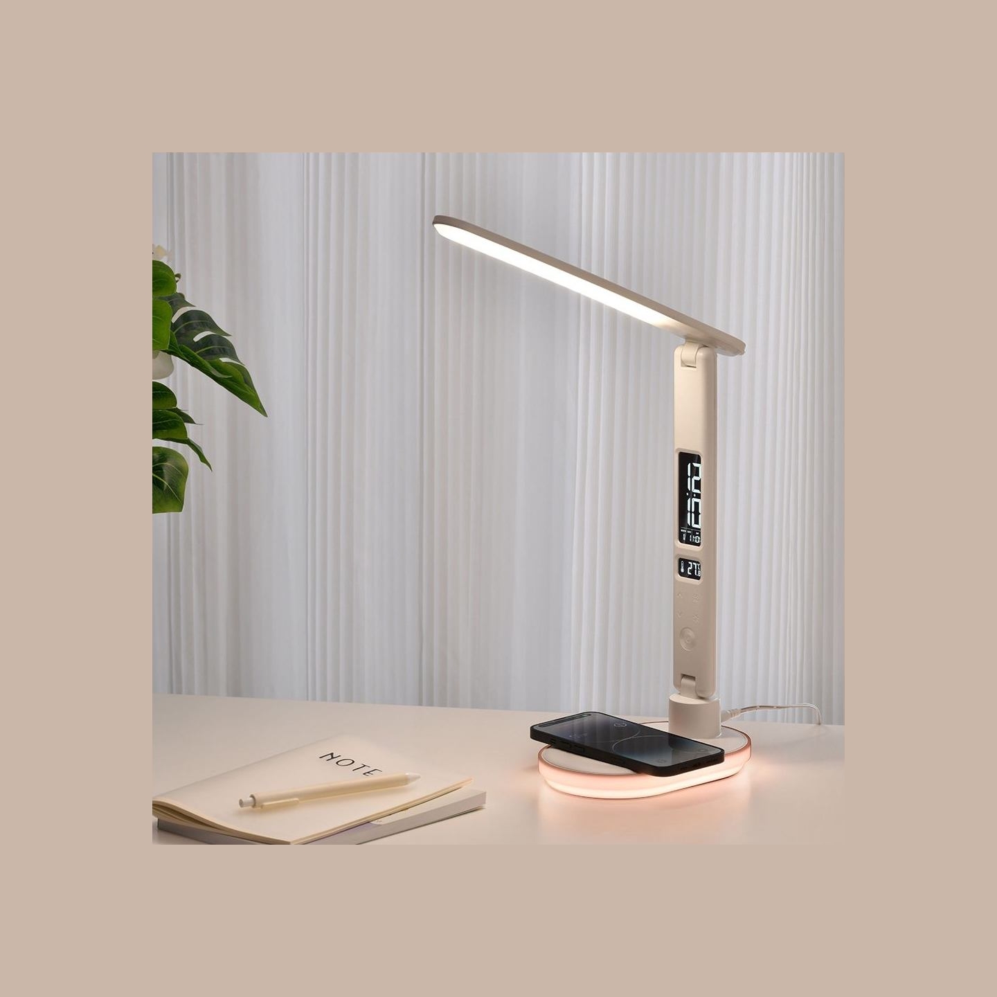 Hawk HW-LAMP03 LED Desk Lamp White RGB