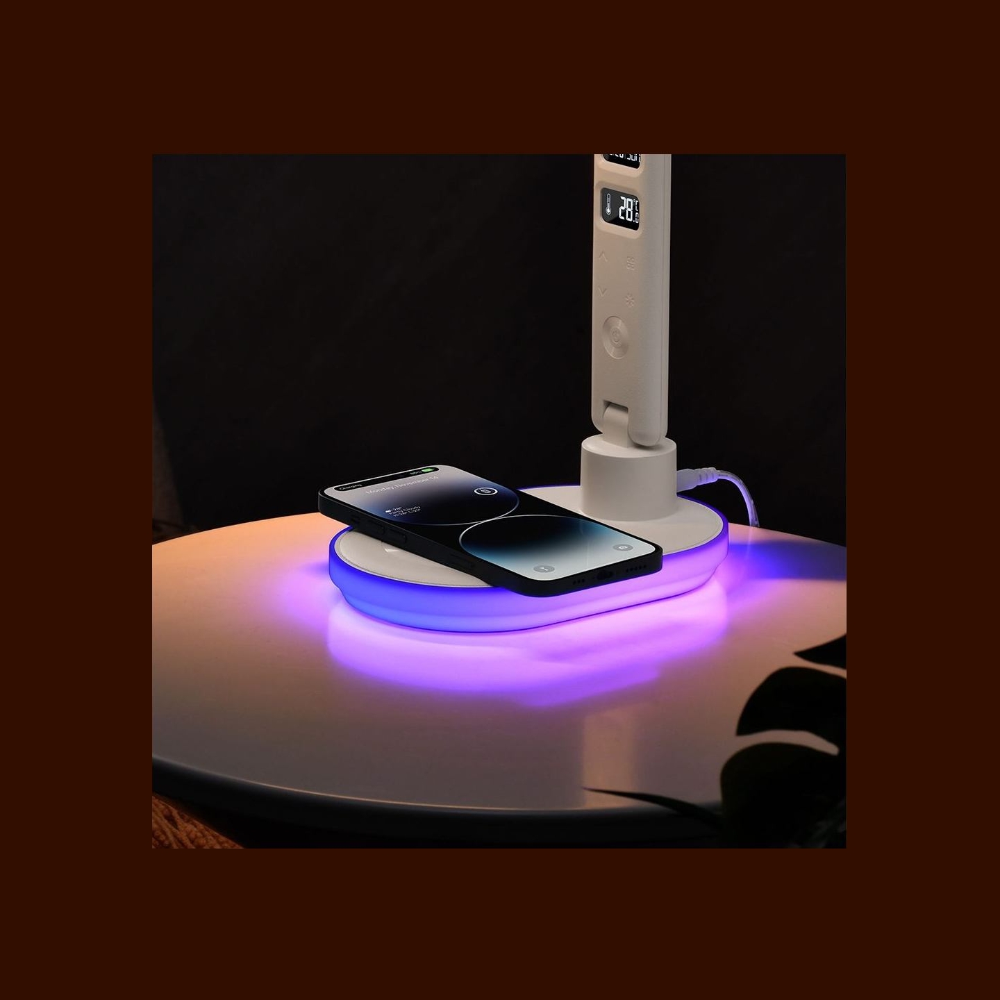 Hawk HW-LAMP03 LED Desk Lamp White RGB