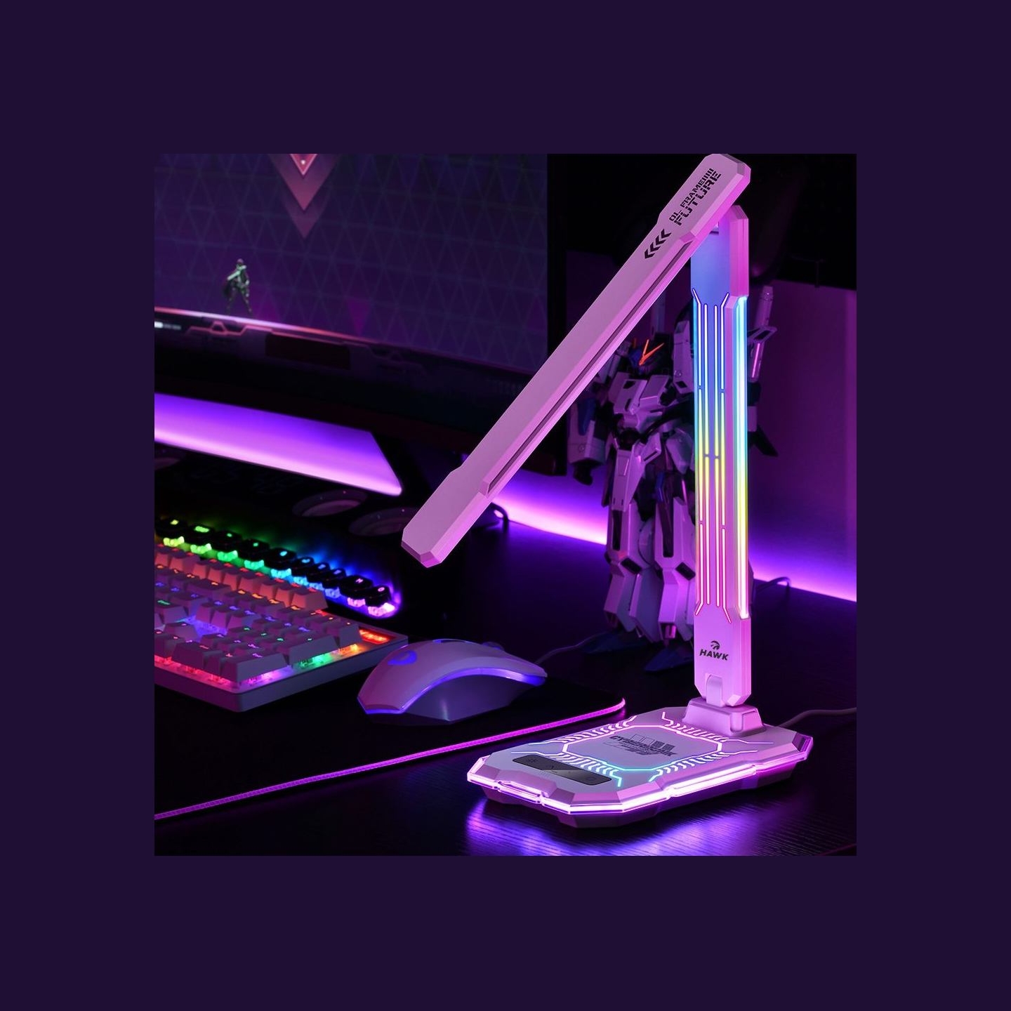 Hawk HW-LAMP04 Desk Lamp White
