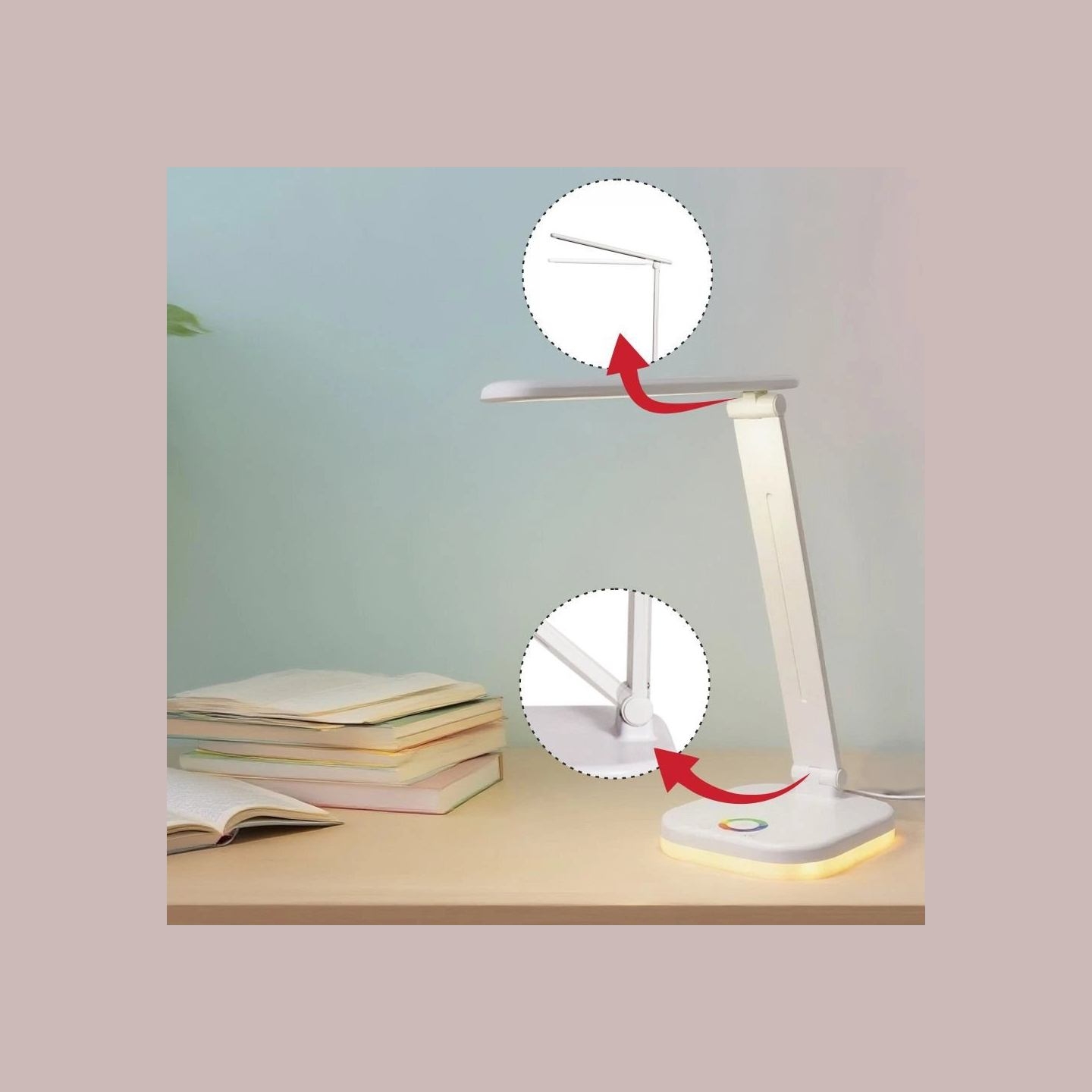 Hawk HWDL001WH Desk Lamp White