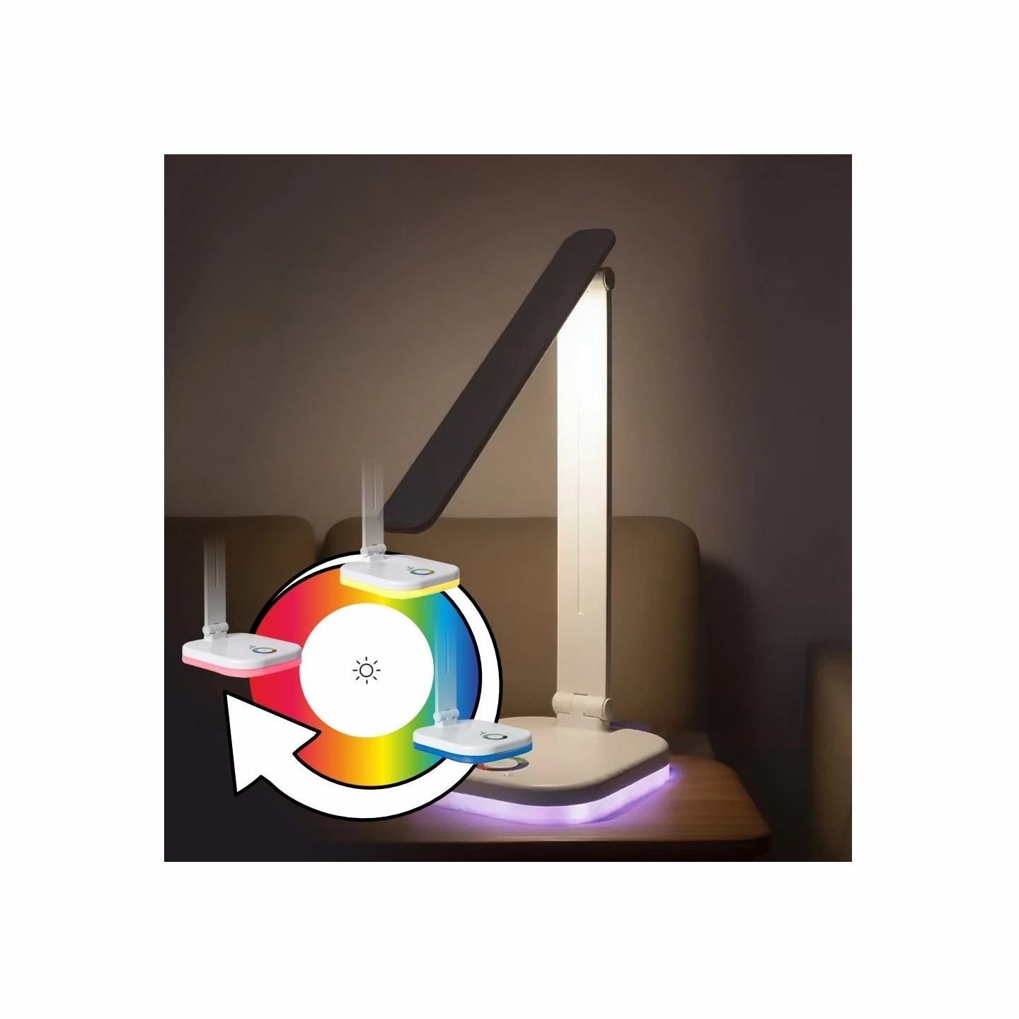 Hawk HWDL001WH Desk Lamp White