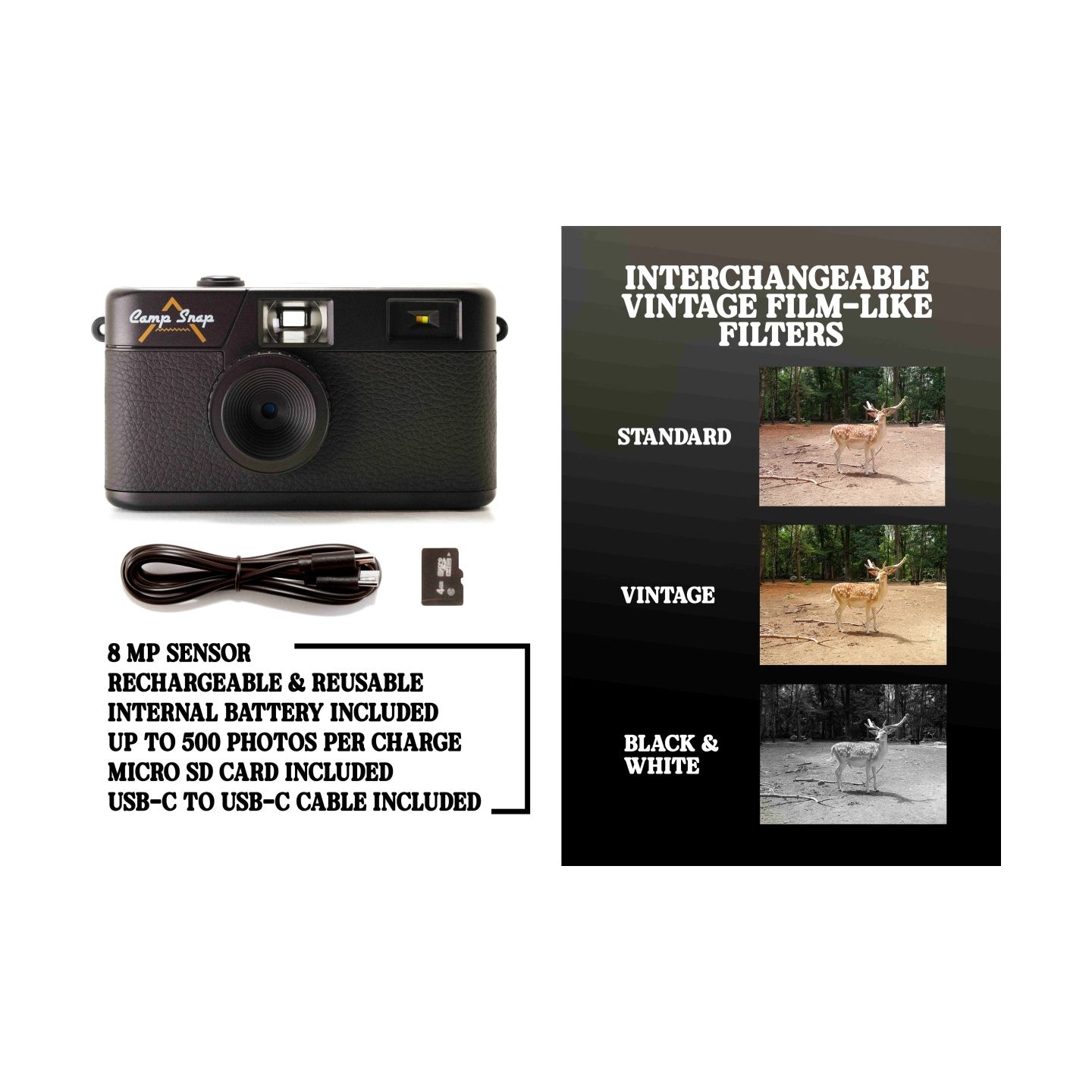 Camp Snap CS-V105-BK-WW Black