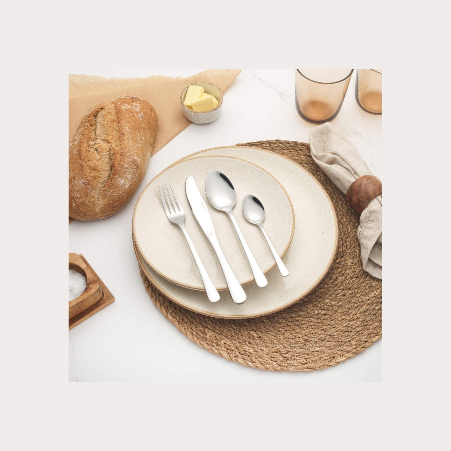 Salter BW065283EU7 Bakewell 24-Piece Cutlery Set