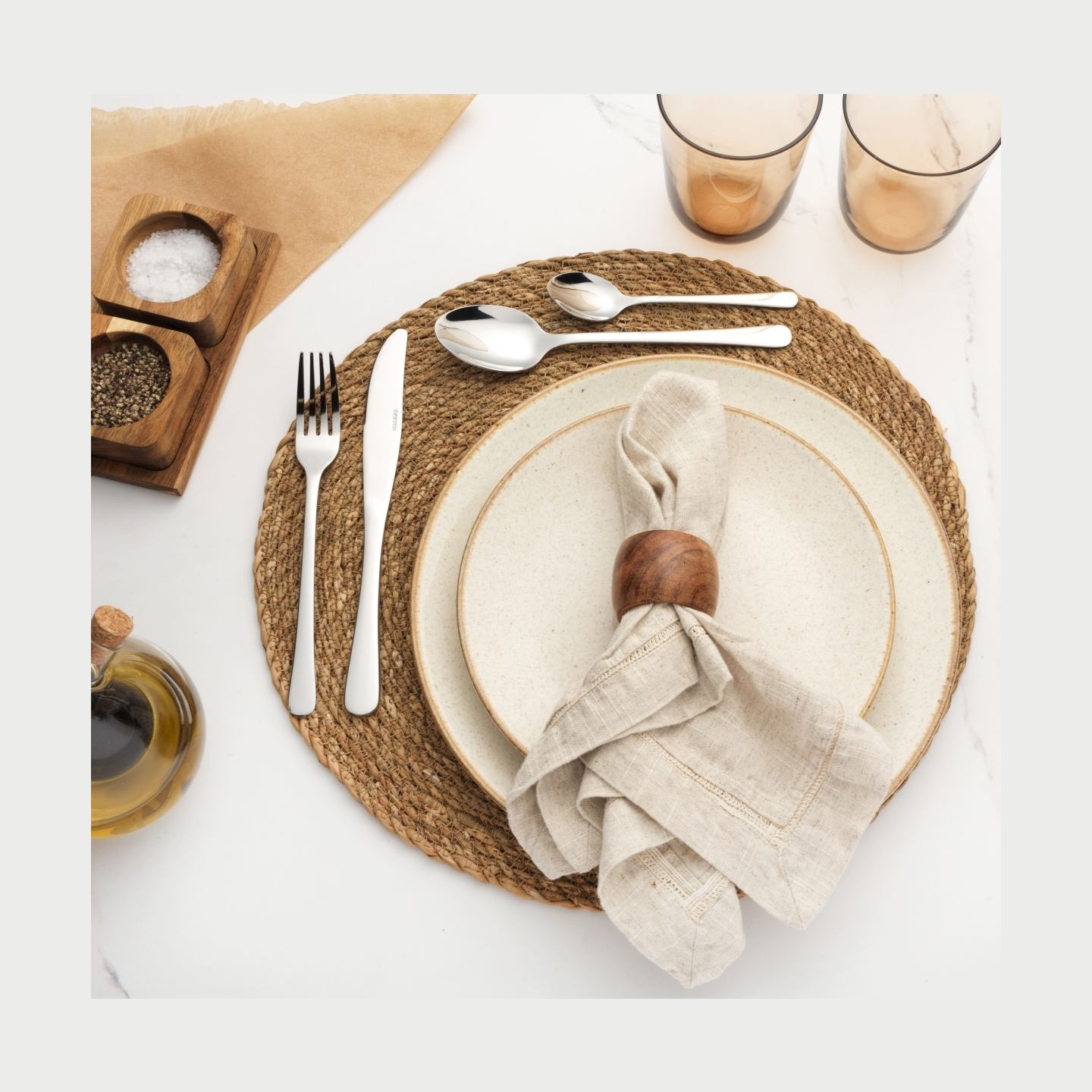 Salter BW065272EU7 Bakewell 16-Piece Cutlery Set