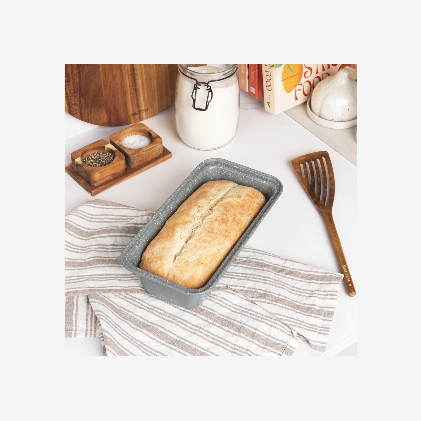 Salter BW02776G3EU7  Marblestone  27cm Loaf Pan