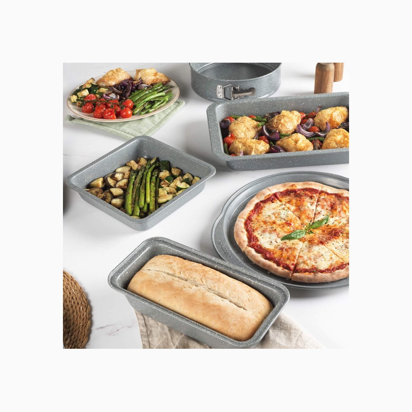 Salter BW02776G3EU7  Marblestone  27cm Loaf Pan