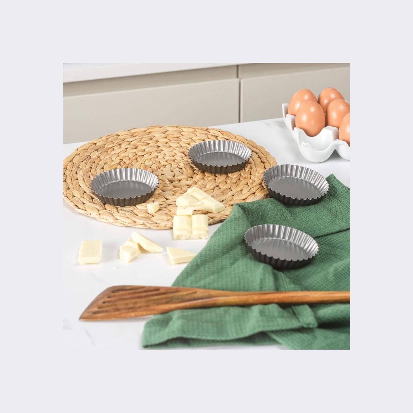 Salter BW14469 Essential 4 Piece Fluted Tin Set