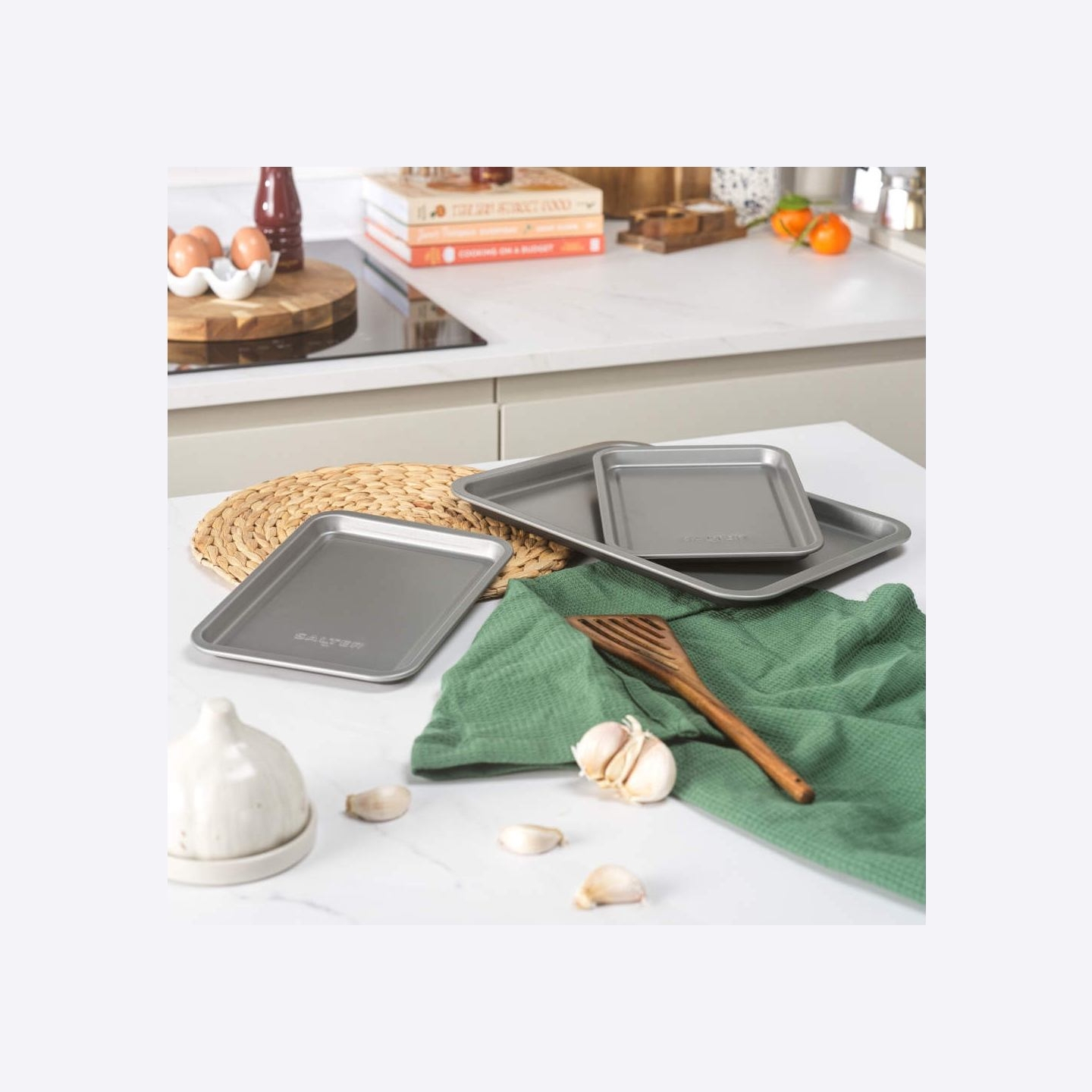 Salter BW14464 Essentials 3 Piece Baking Tray Set