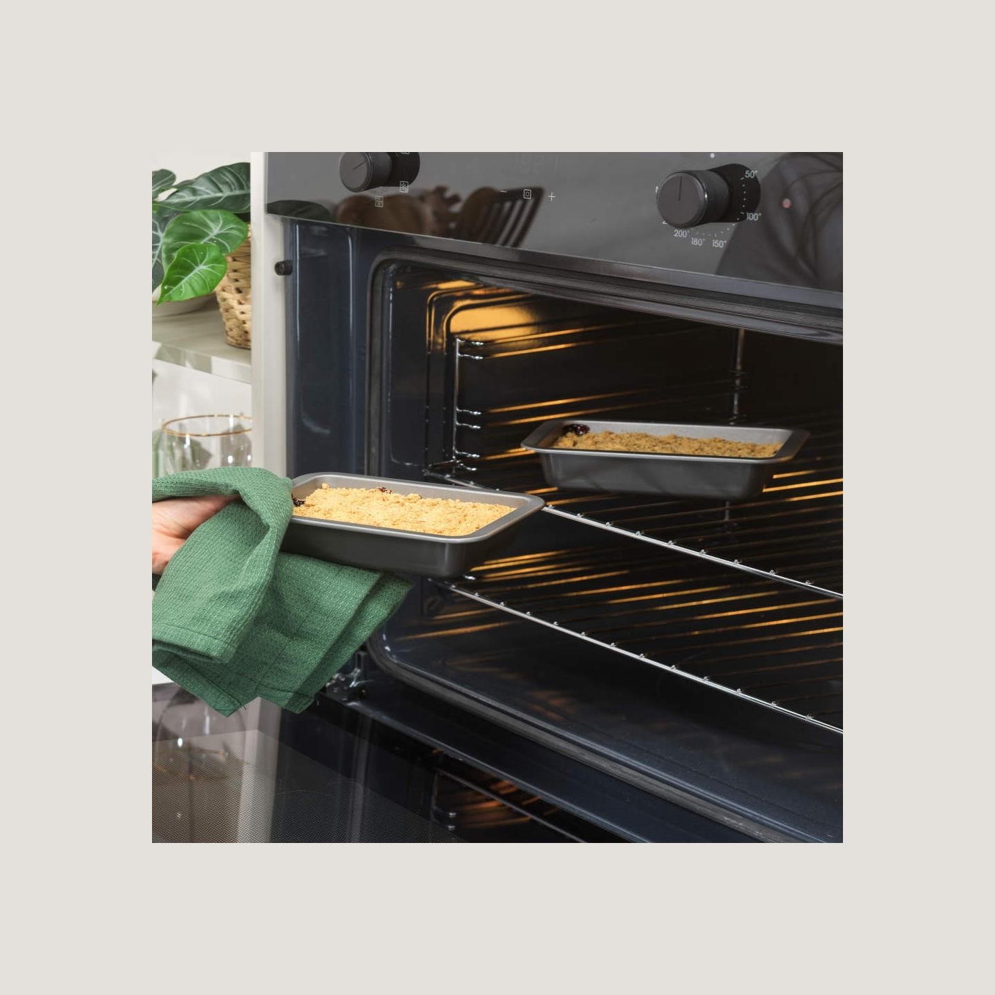 Salter BW14466 Essentials 2 Piece Rectangle Deep Dish Set