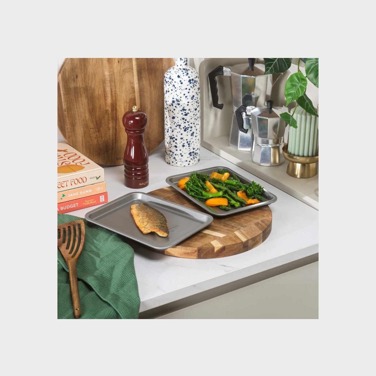 Salter BW14465 Essential 2 Piece Baking Tray Set