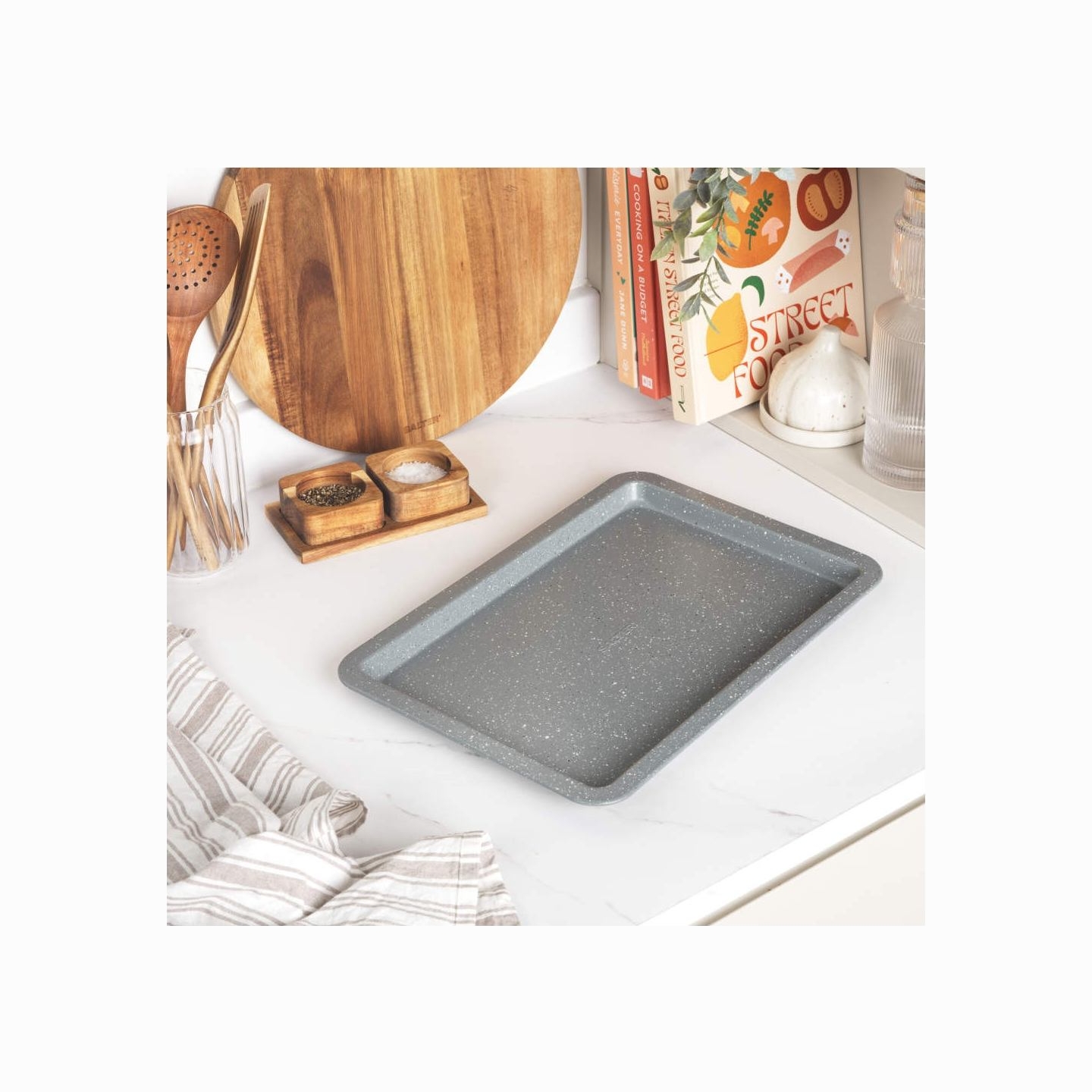 Salter BW02775GEU7 Marblestone 37cm Baking Tray