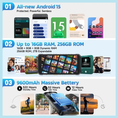 Ulefone MOBILE PHONE RUGKING/8/256GB ULEFONE