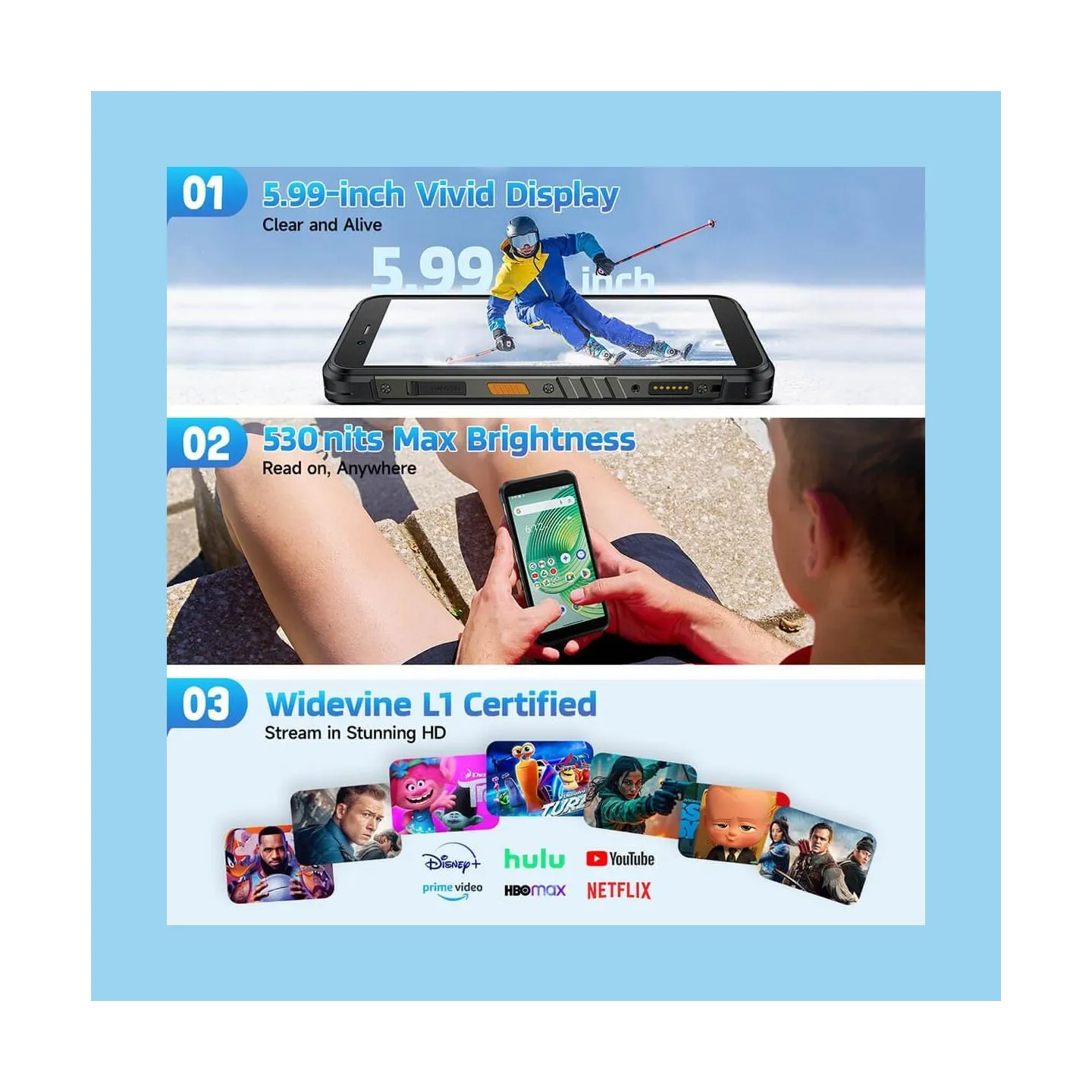 Ulefone MOBILE PHONE RUGKING/8/256GB ULEFONE