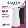 Salter BW129471EU7 Gravity Salt & Pepper Shaker Set