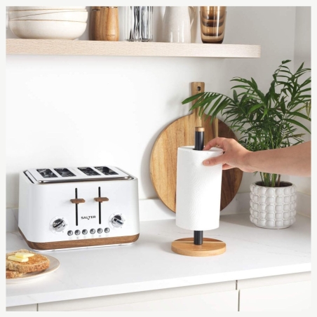 Salter BW135651EU7 Toronto Kitchen Roll Holder, Black