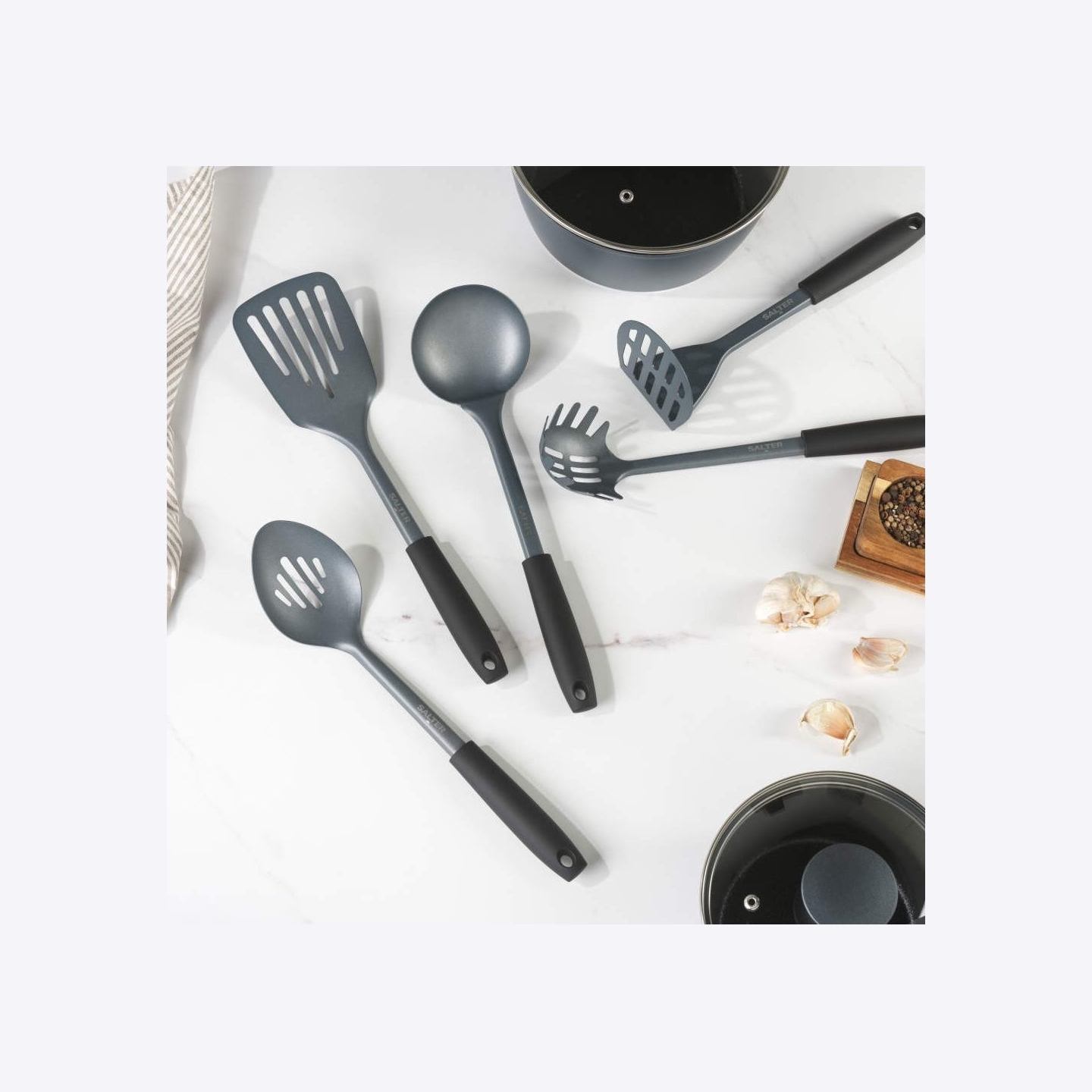 Salter BW13601DU Excellence 5 Piece Utensil Set