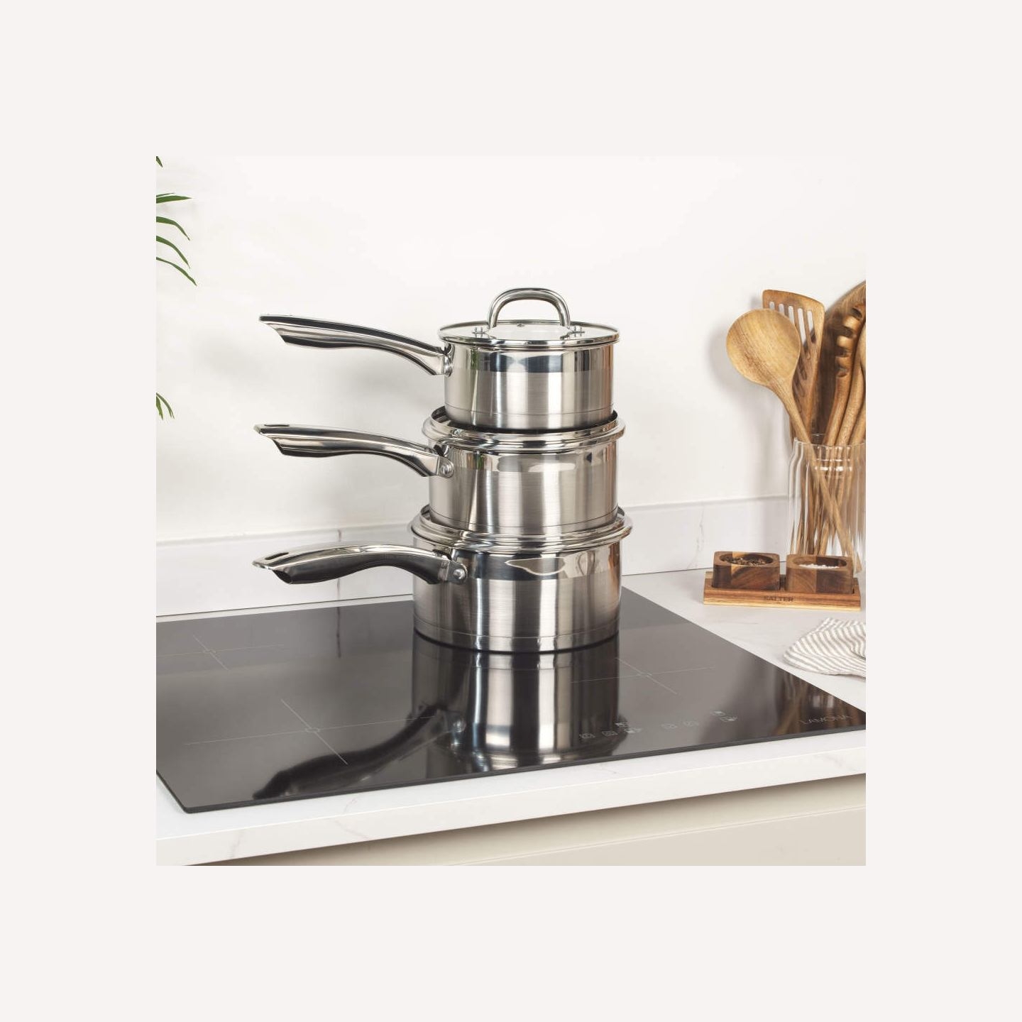 Salter BW06734EU7 Timeless Collection 3-Piece Pan Set
