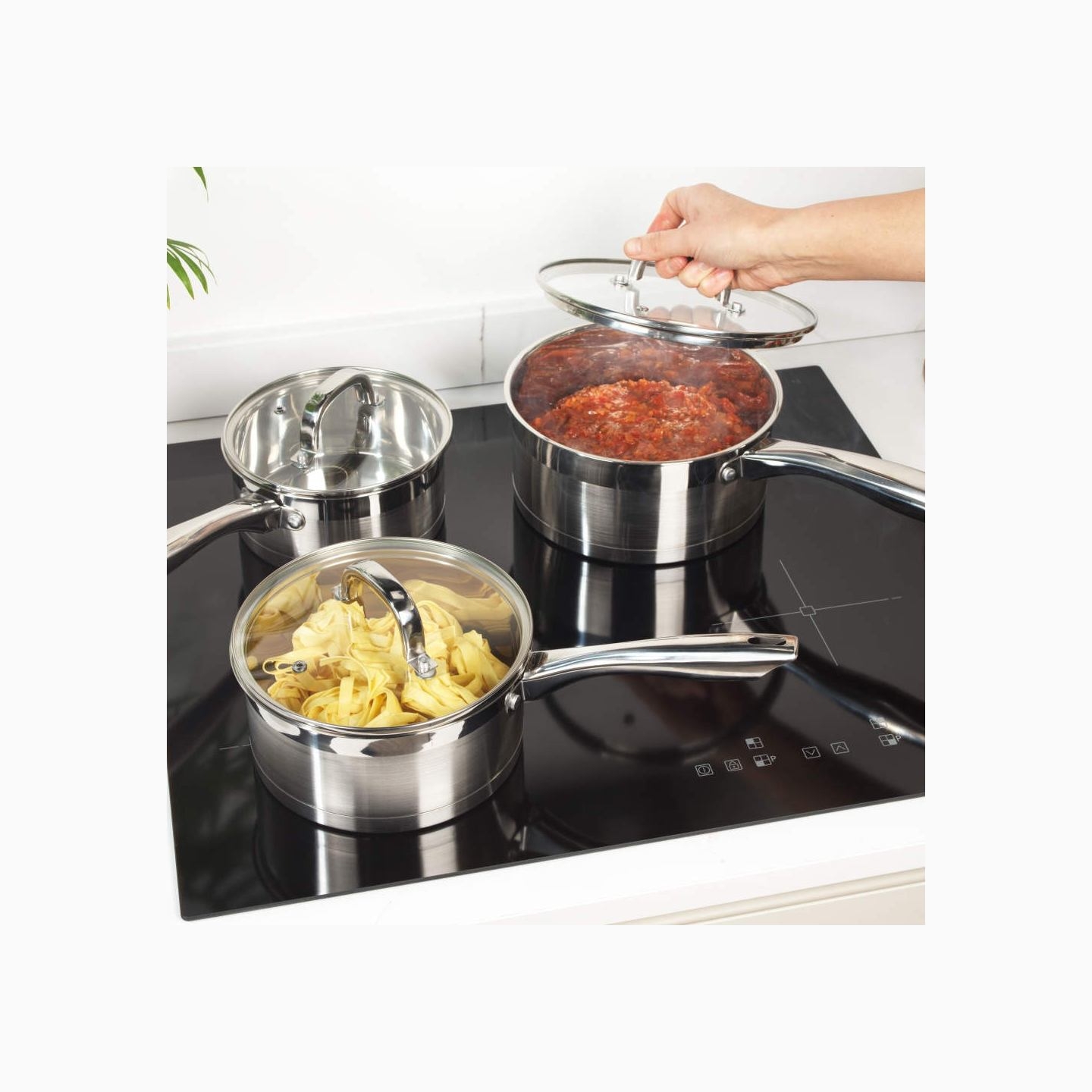 Salter BW06734EU7 Timeless Collection 3-Piece Pan Set
