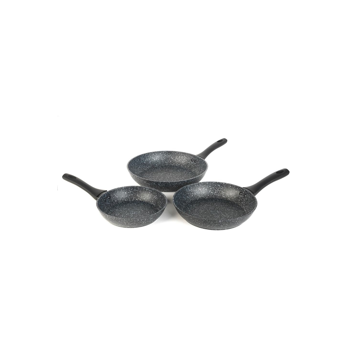 Salter BW06235S1BRMFOB Megastone 3-Piece Frying Pan Set - 20/24/28cm