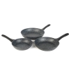 Salter BW06235S1BRMFOB Megastone 3-Piece Frying Pan Set - 20/24/28cm