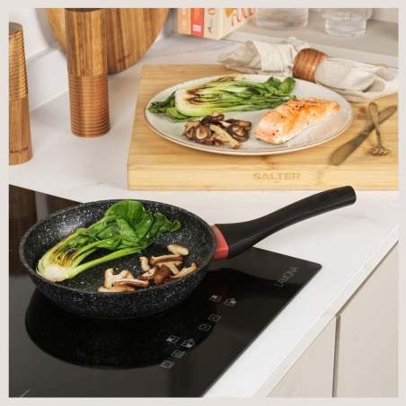 Salter BW10691BRMFOB Megastone Thermo Collar 20cm Frying Pan