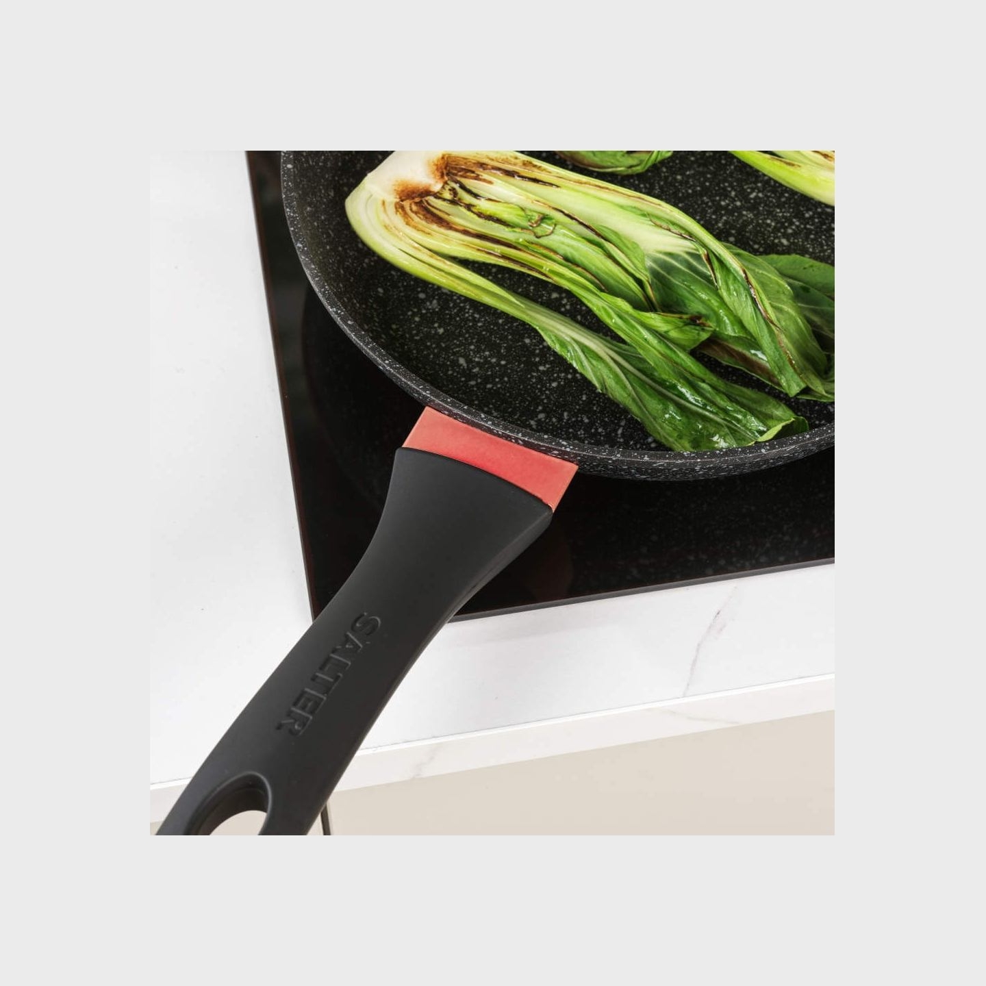 Salter BW10691BRMFOB Megastone Thermo Collar 20cm Frying Pan