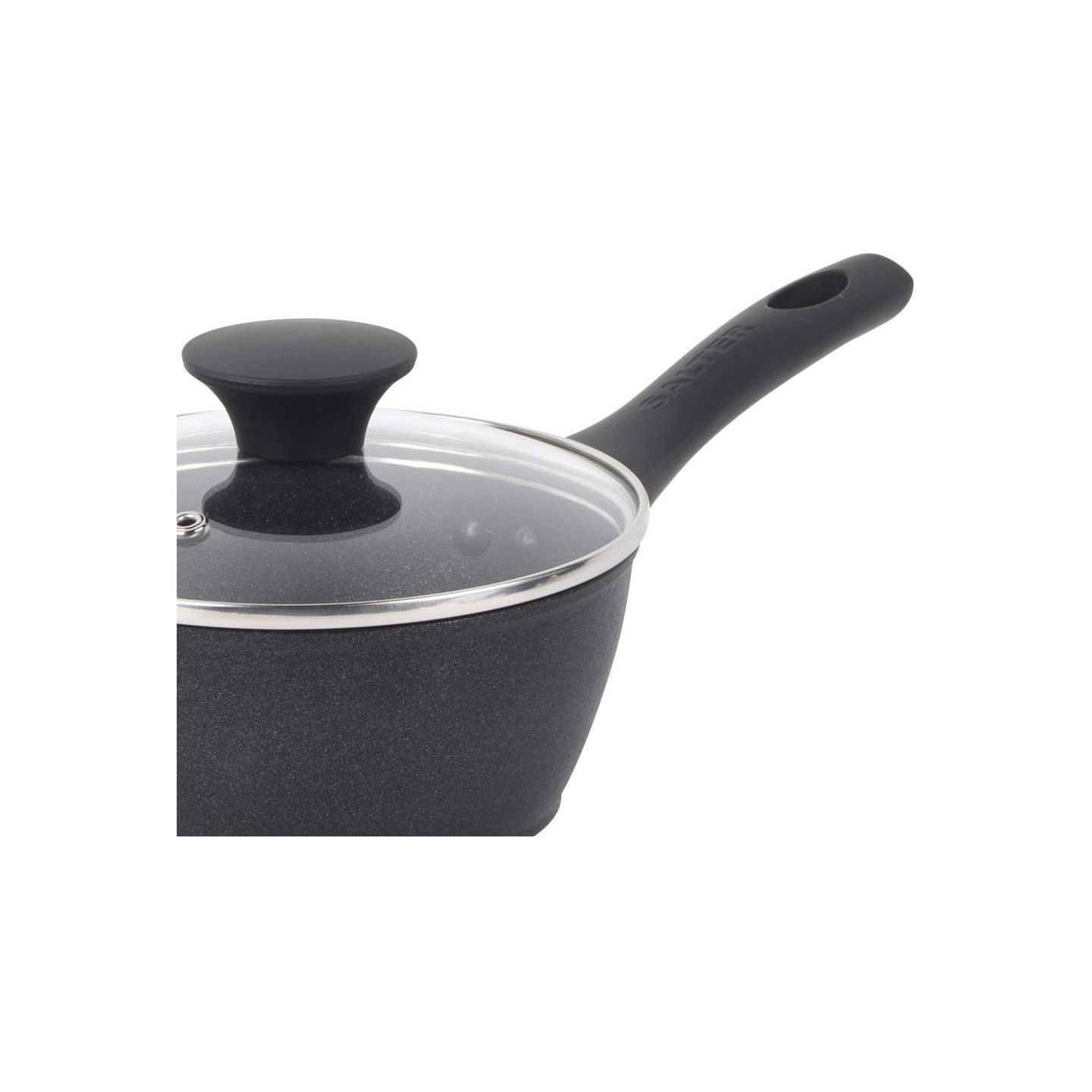 Salter BW09322AR Megastone Noir 16cm Saucepan