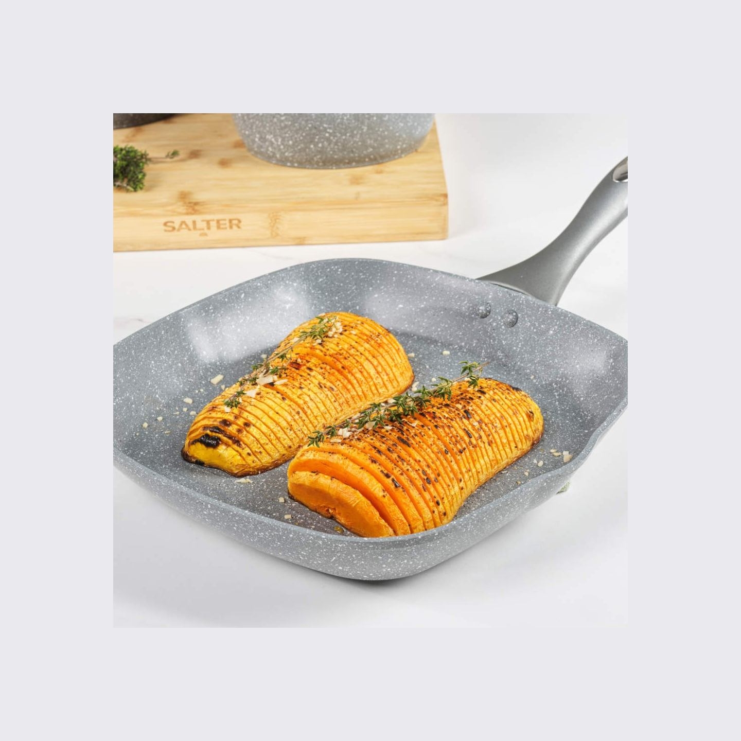 Salter BW02773G1EU7 Marblestone 28cm Griddle Pan