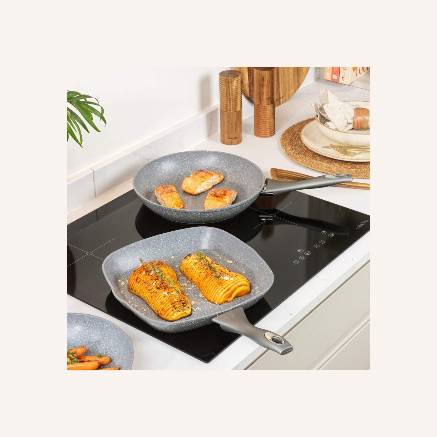 Salter BW02773G1EU7 Marblestone 28cm Griddle Pan
