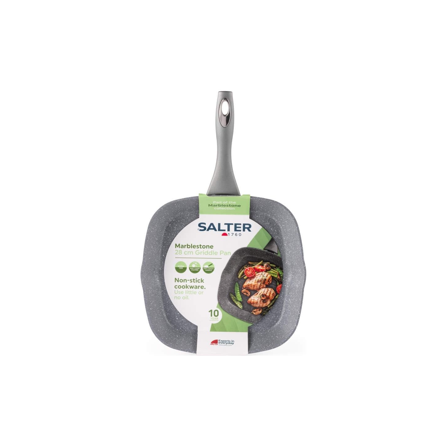 Salter BW02773G1EU7 Marblestone 28cm Griddle Pan