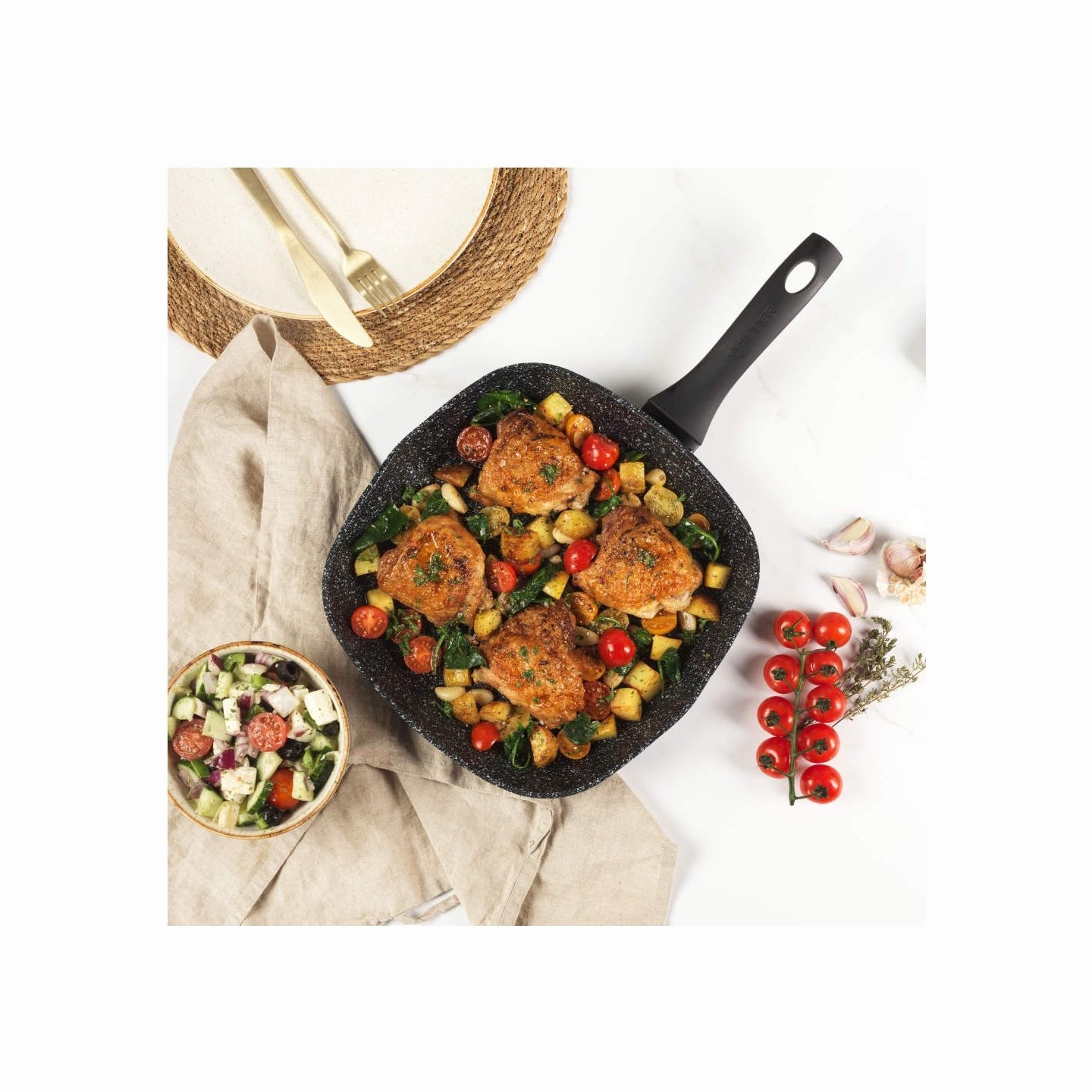 Salter BW05752S1 Megastone 28cm Griddle Pan
