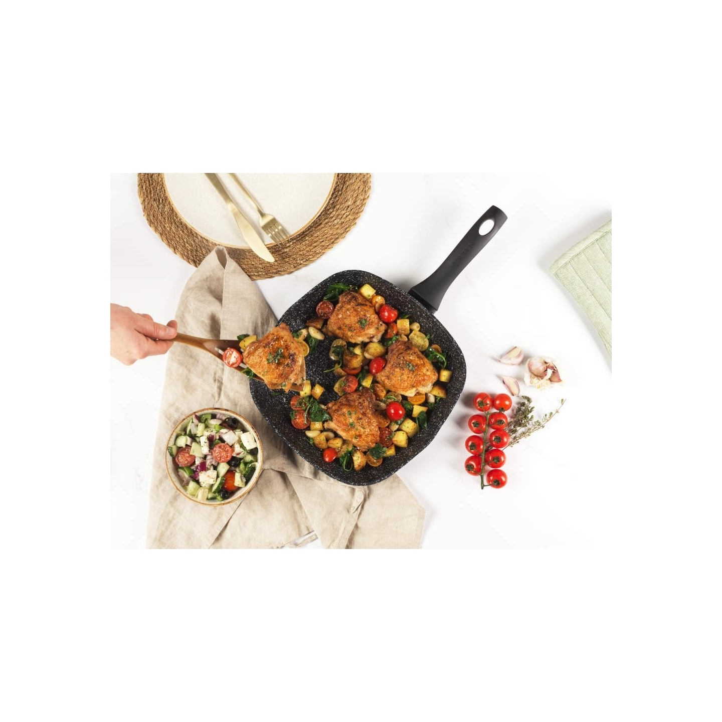 Salter BW05752S1 Megastone 28cm Griddle Pan