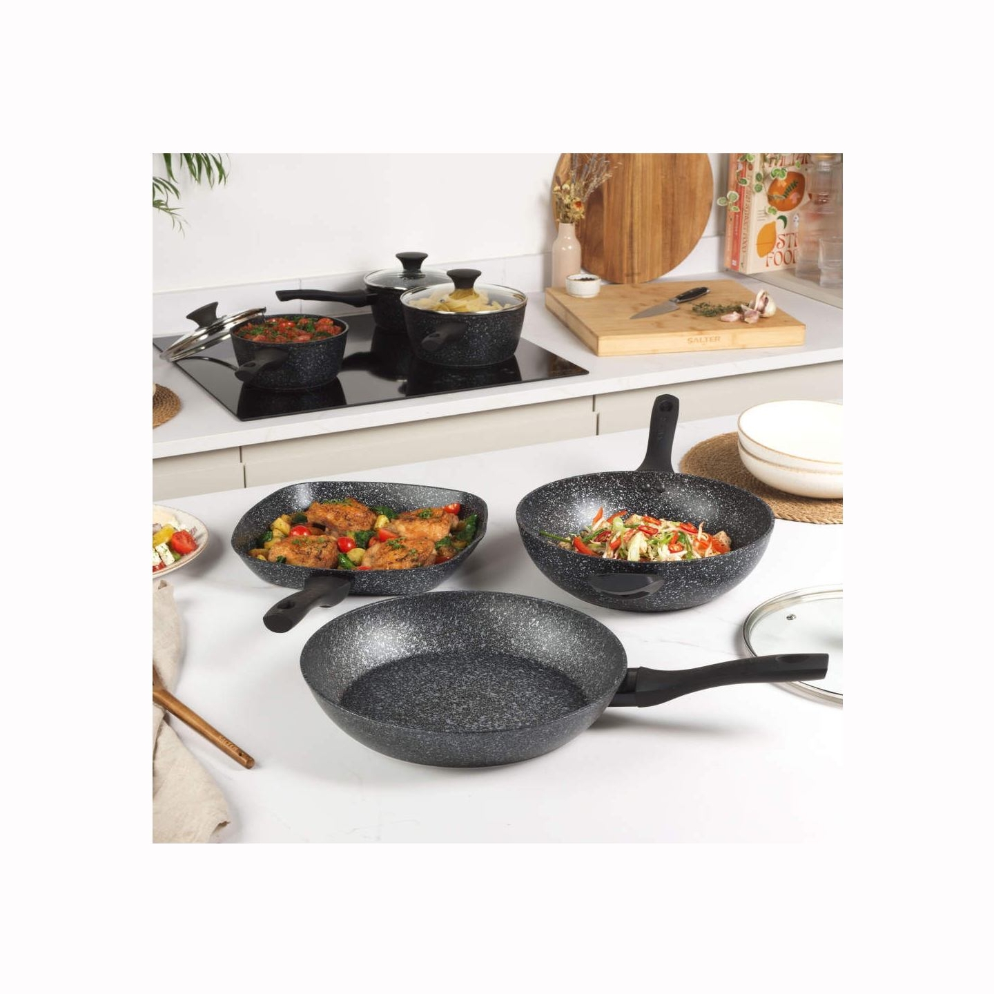 Salter BW06524S2EU7 Megastone 30cm Fry Pan