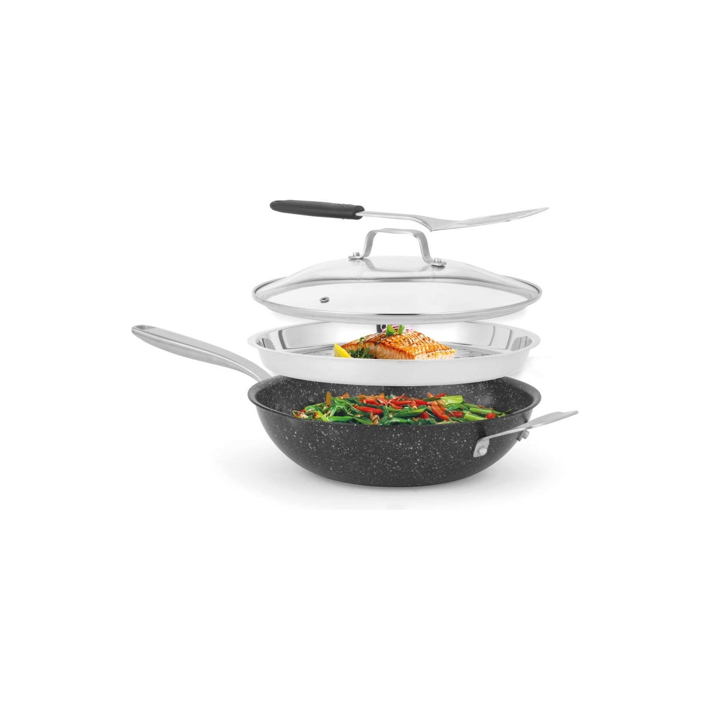 Salter BW13977  Megastone 30cm Multifunctional Pan