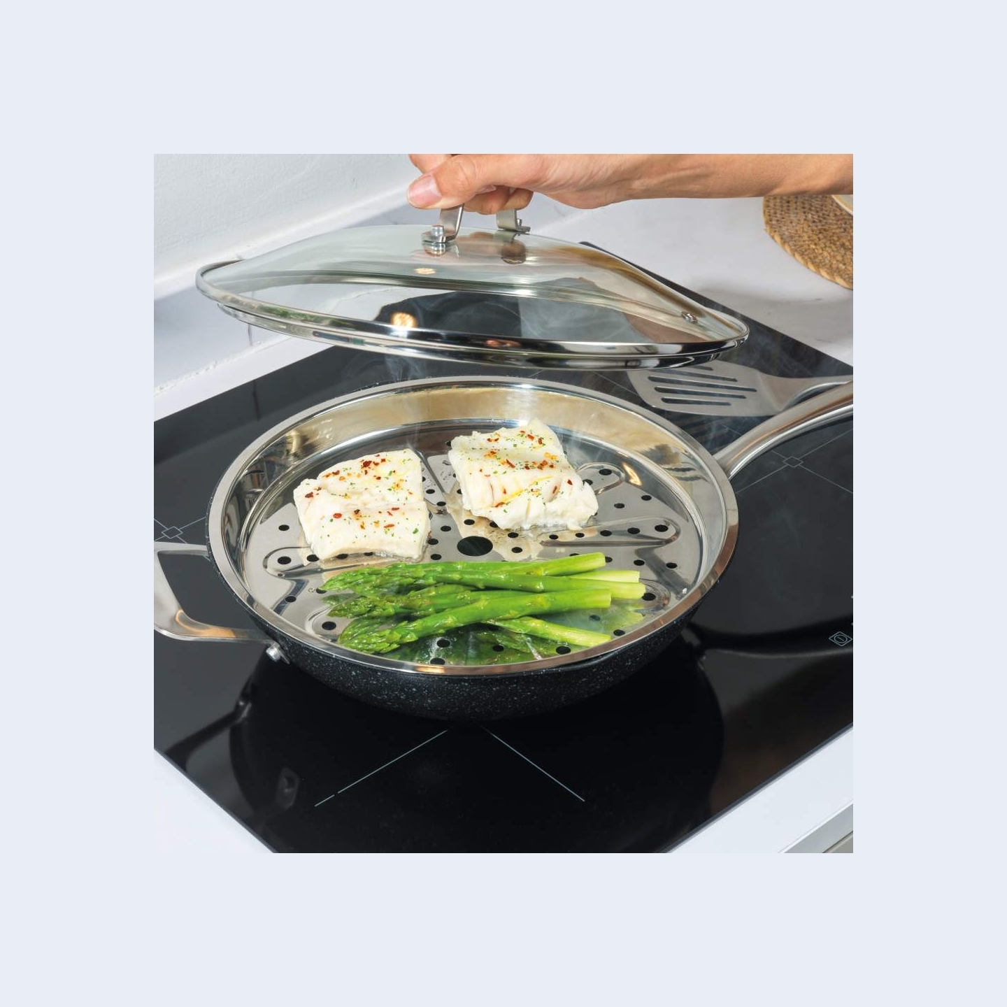 Salter BW13977  Megastone 30cm Multifunctional Pan