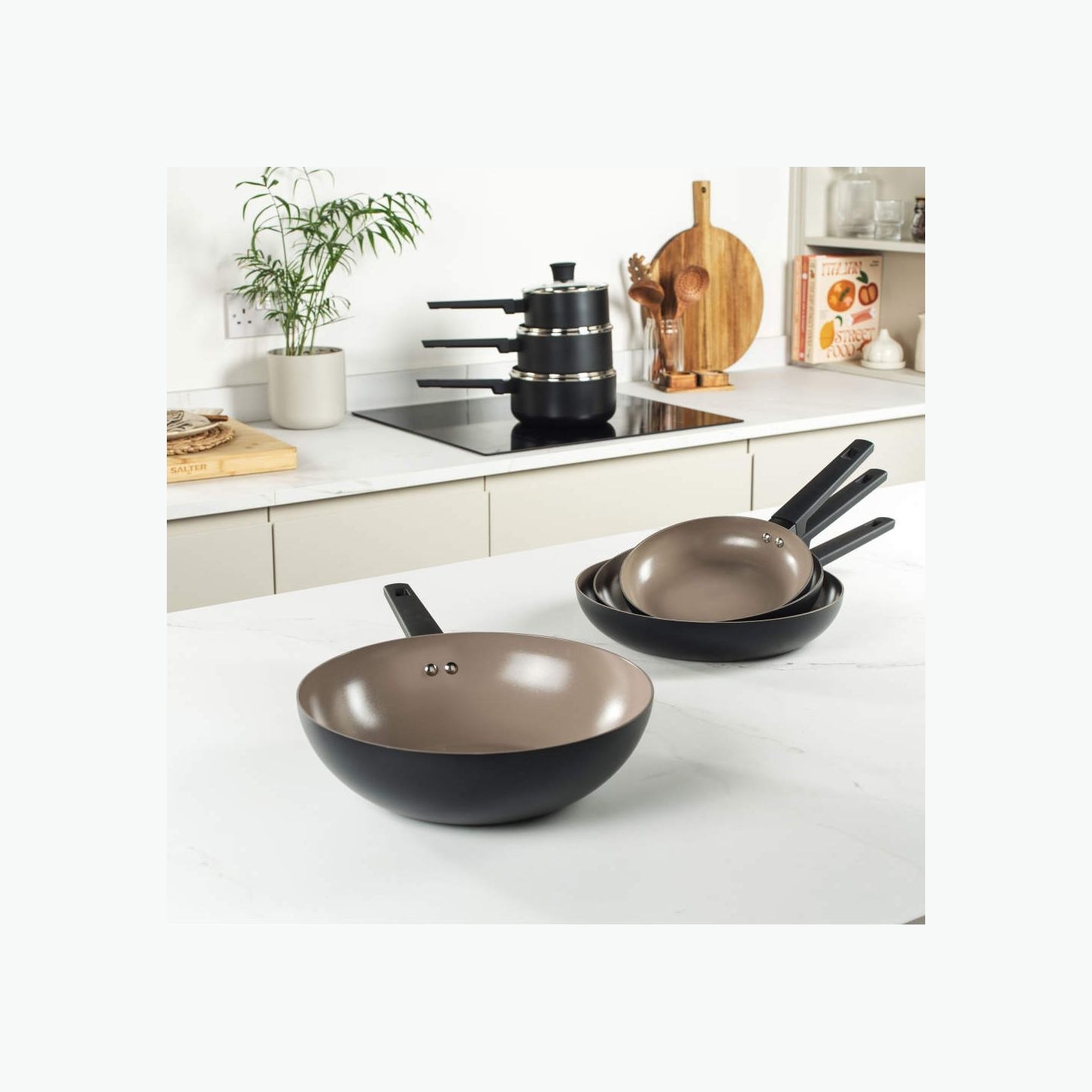 Salter BW12877AS  Ceramic 16cm Saucepan