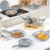 Salter BW02762G2MOR Marblestone 20 cm Fry Pan, Grey