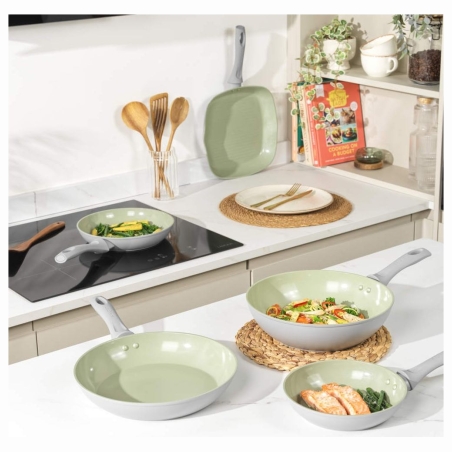 Salter BW092771EU7 Earth 24cm Fry Pan Green