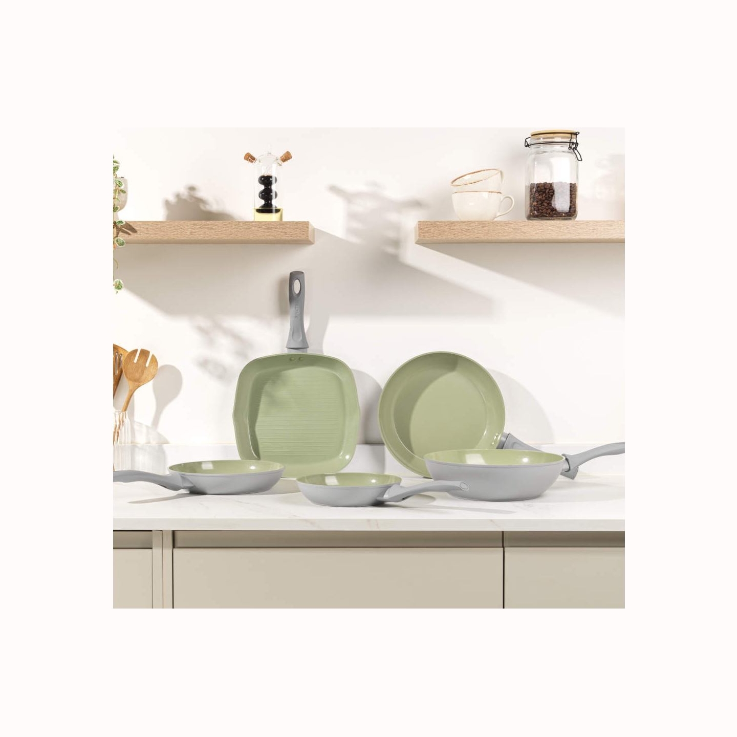 Salter BW092771EU7 Earth 24cm Fry Pan Green